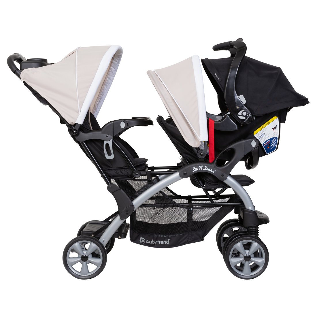 what car seats are compatible with baby trend sit and stand double stroller