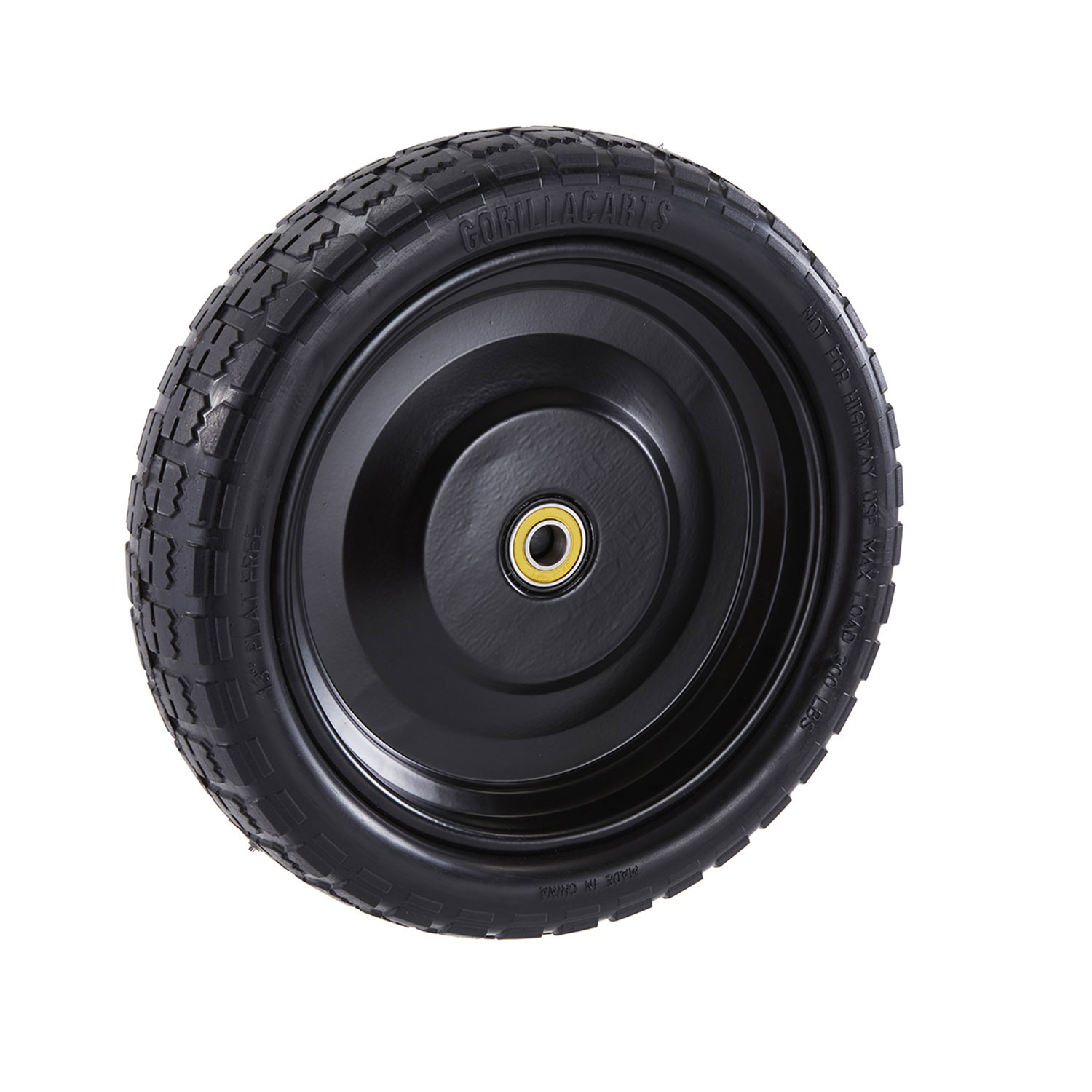 Gorilla Carts GCT13NF 13" No Flat Replacement Tire for Utility Cart (4