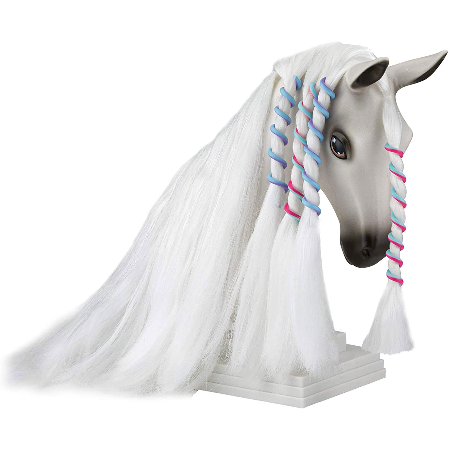 Breyer 7403 White Mane Beauty Toy Horse Styling Head with Hair Tools