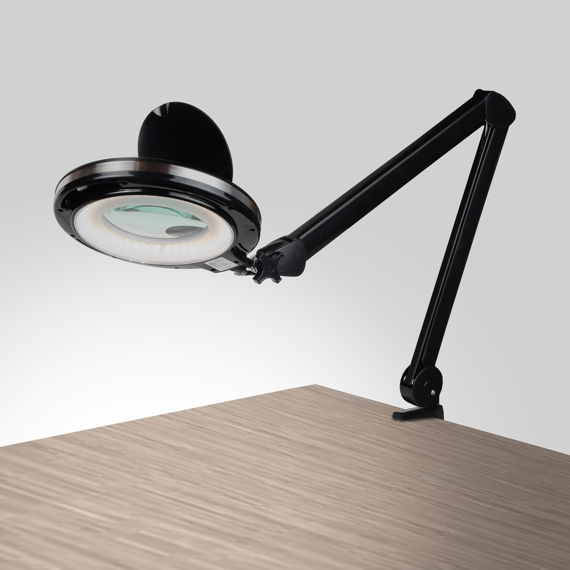 Brightech Lightview Pro LED Adjustable Clamp Dimmable Magnifier Desk