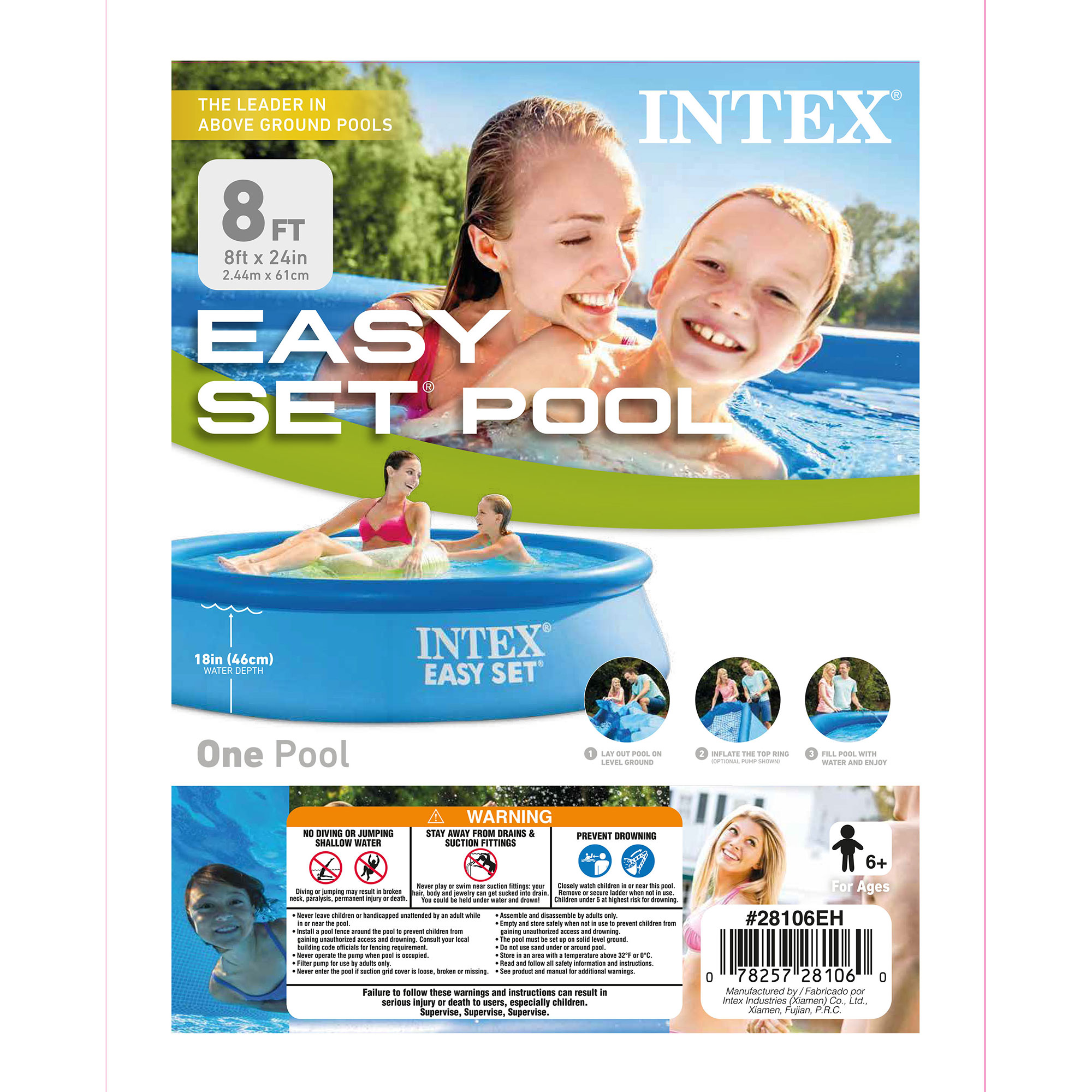 easy set inflatable pool