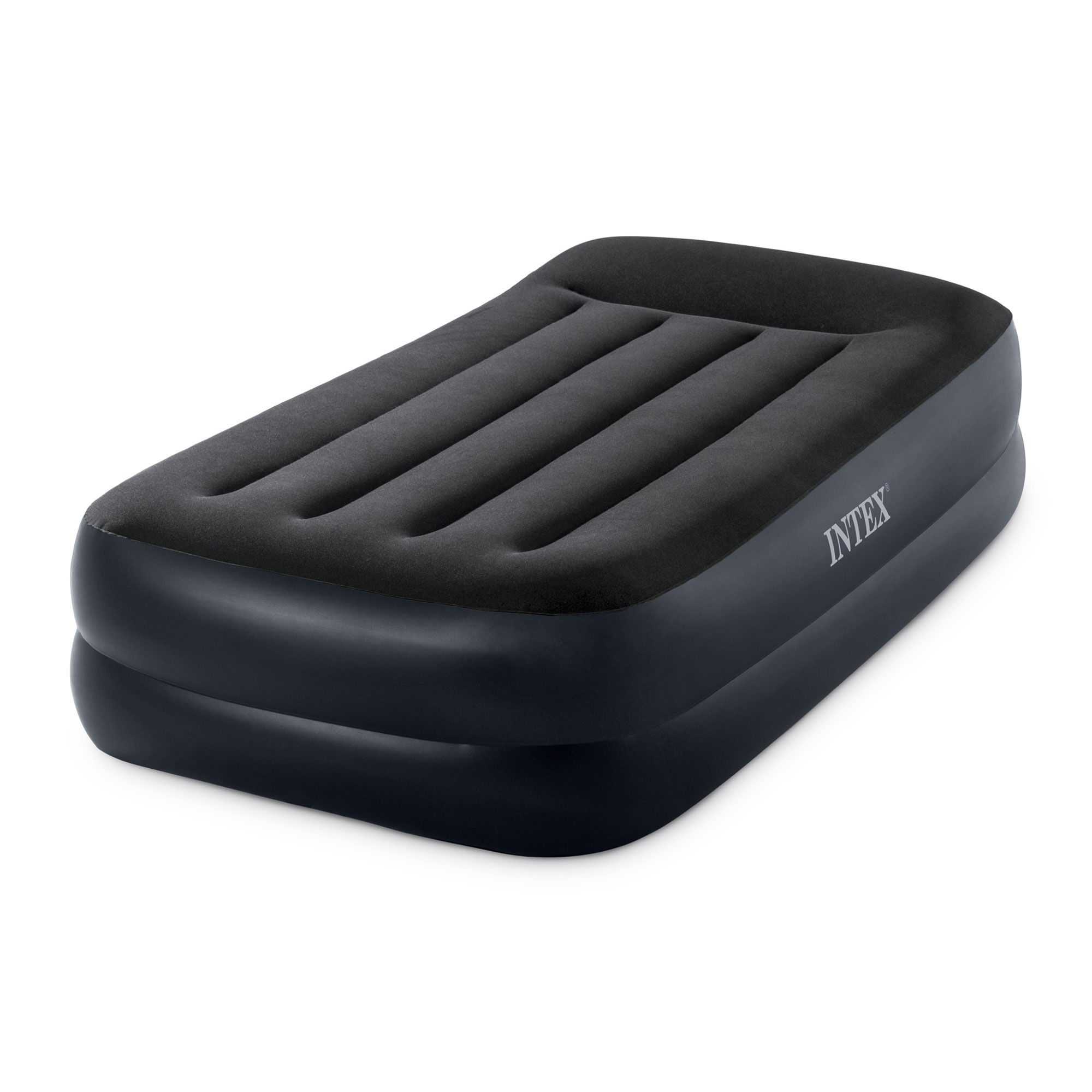 Intex Dura Beam Plus Pillow Raised Airbed Mattress with Built in Pump, Twin eBay