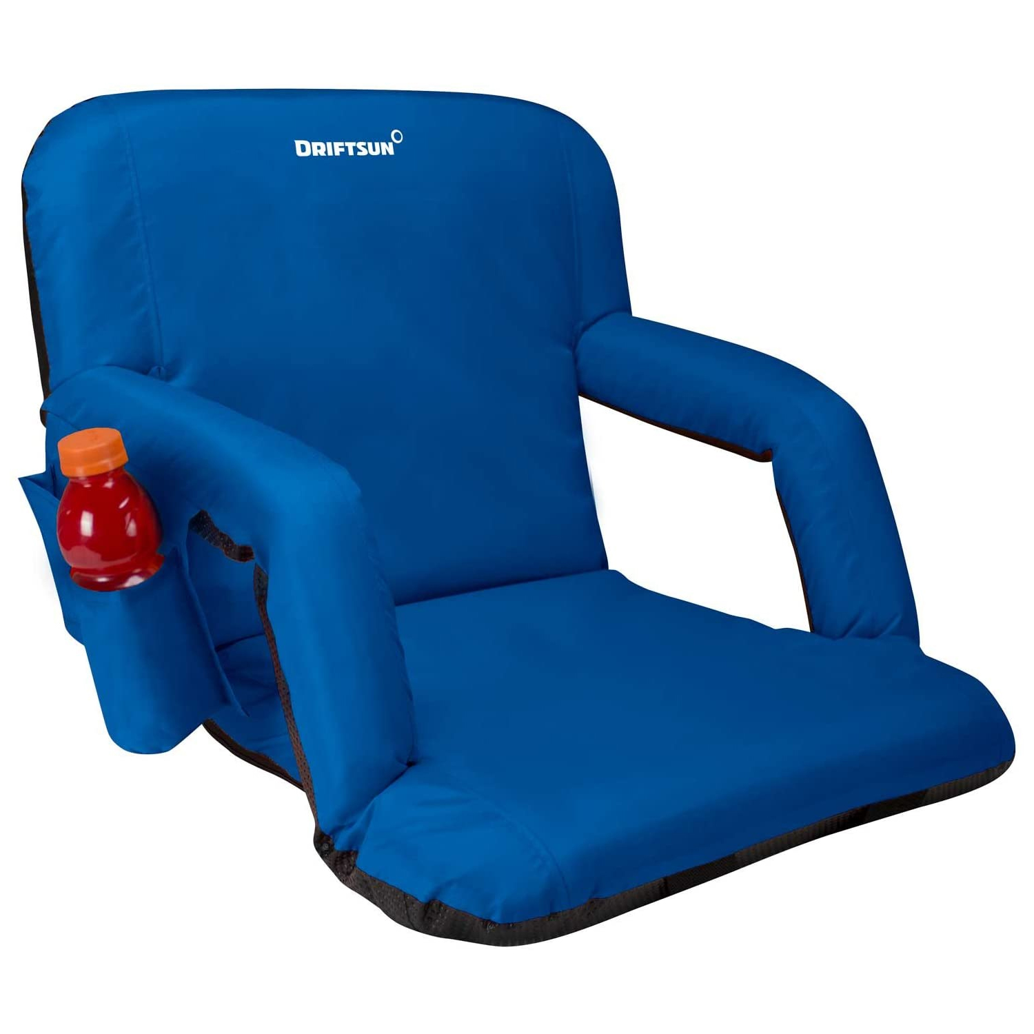 Driftsun Foldable Reclining Stadium Seats for Bleachers with Back