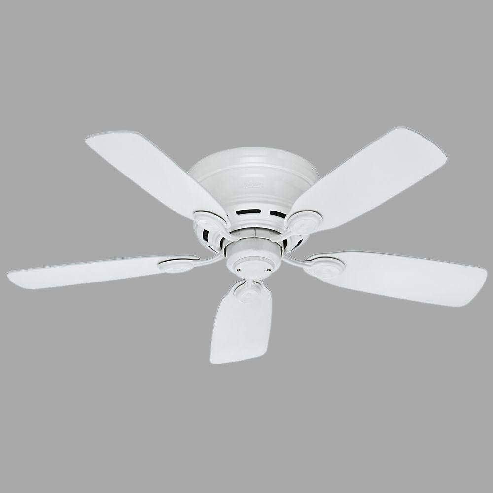 Hunter Low Profile IV 42" Ultra Quiet Home Ceiling Fan w/ Pull Chain