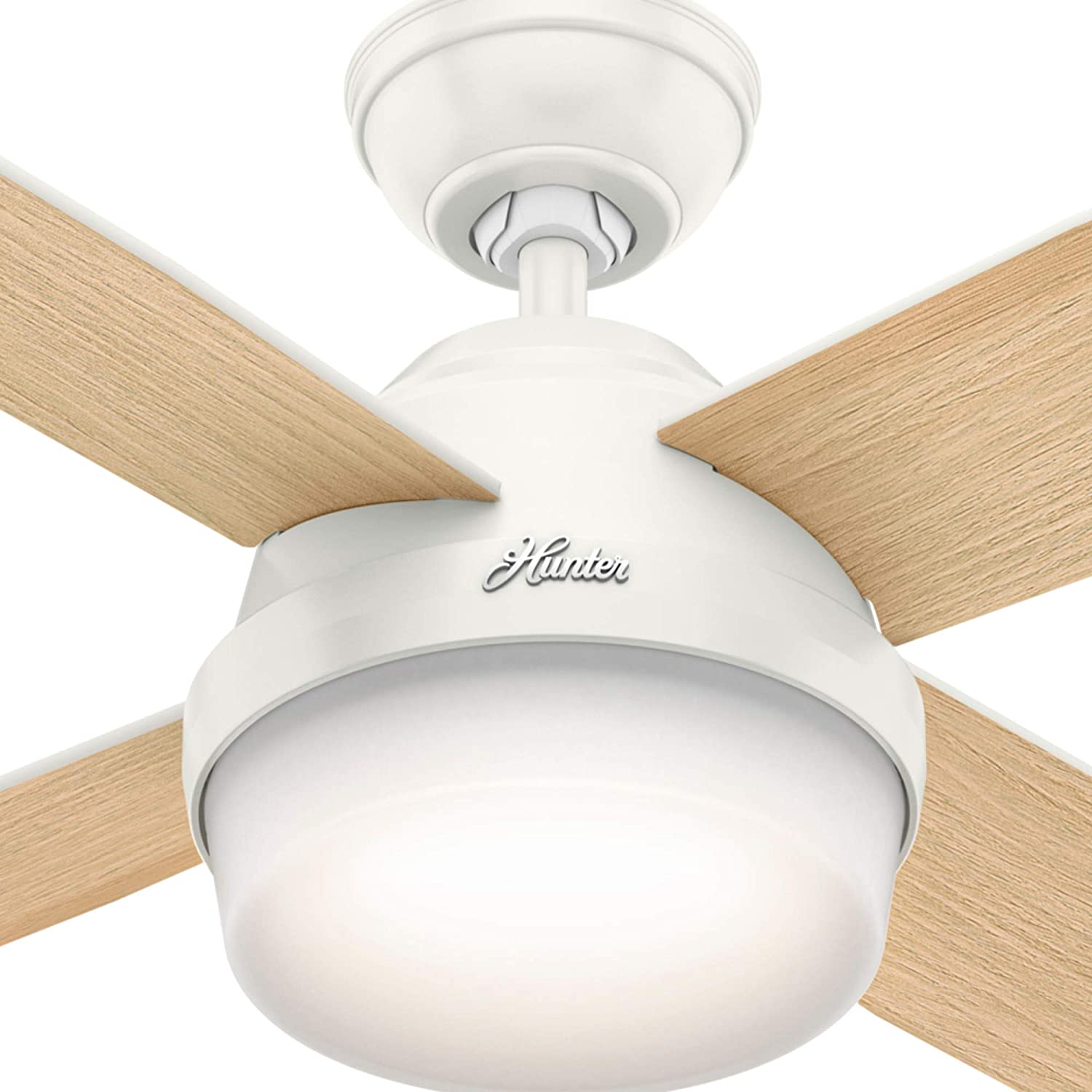 Hunter Fan Company 59217 Dempsey 52 Inch Ceiling Fan w/ Light, White
