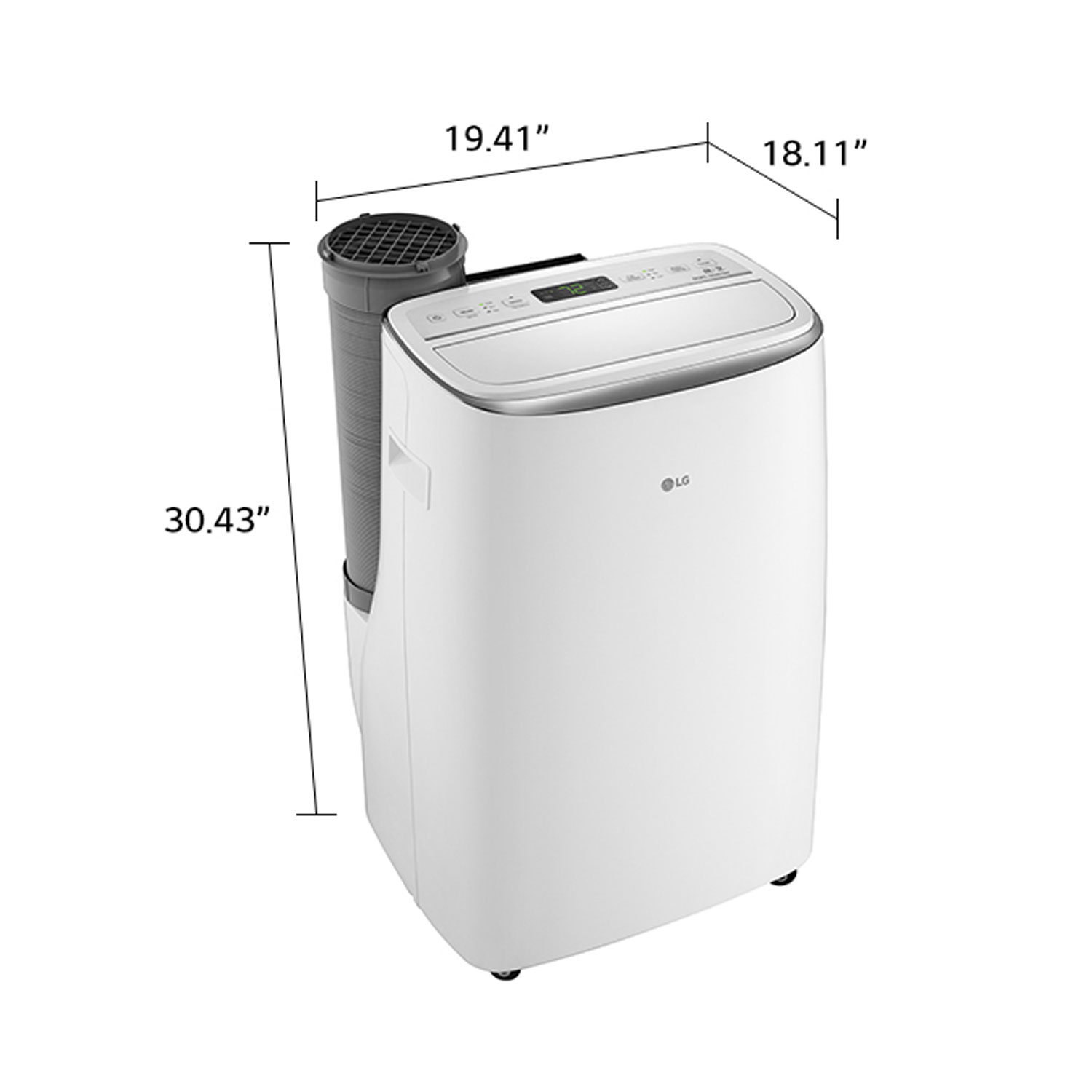 14000 Btu Lg Portable Air Conditioner / LG LP1417SHR 14,000 BTU Heat/Cool Portable Air 4