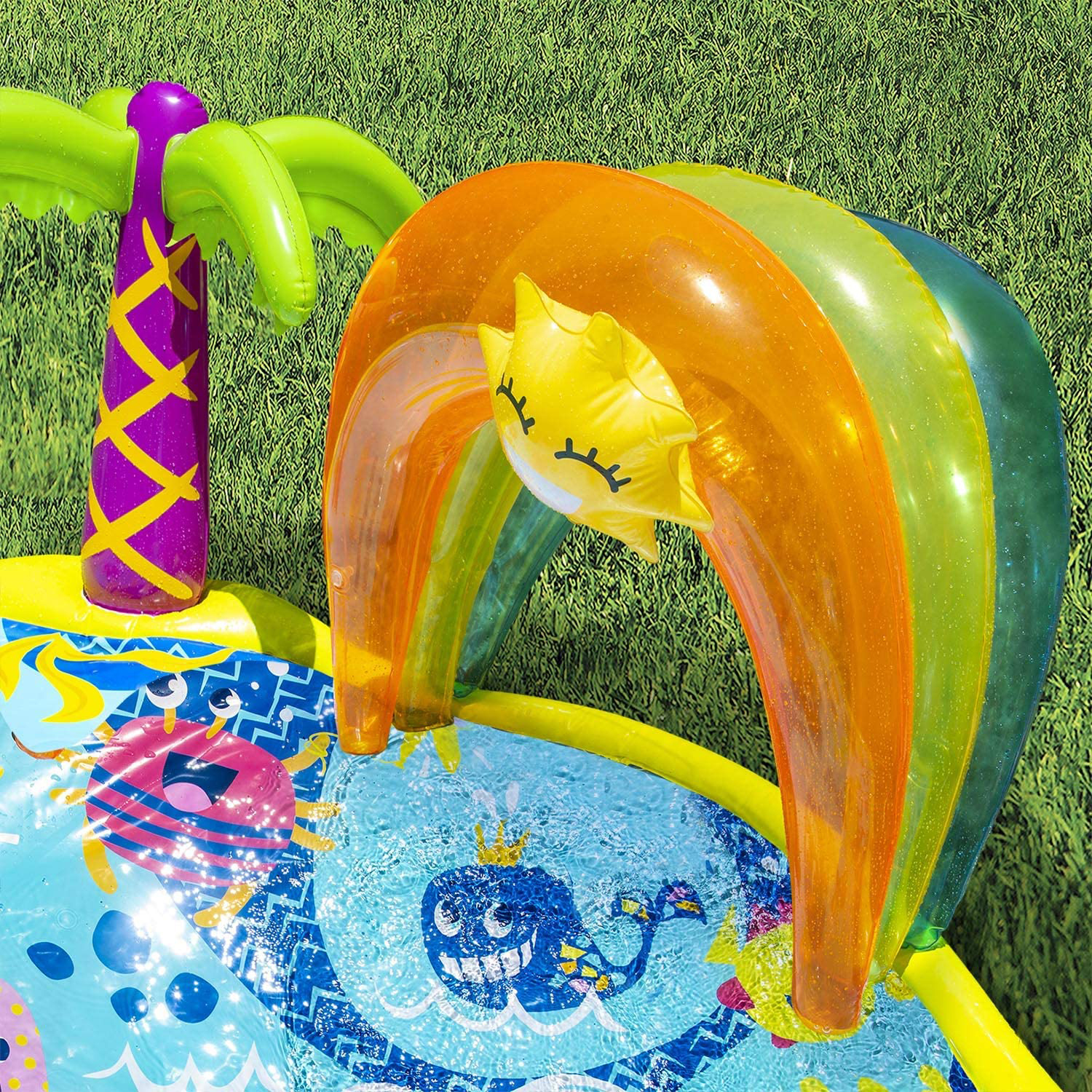 banzai froggy pond splash mat