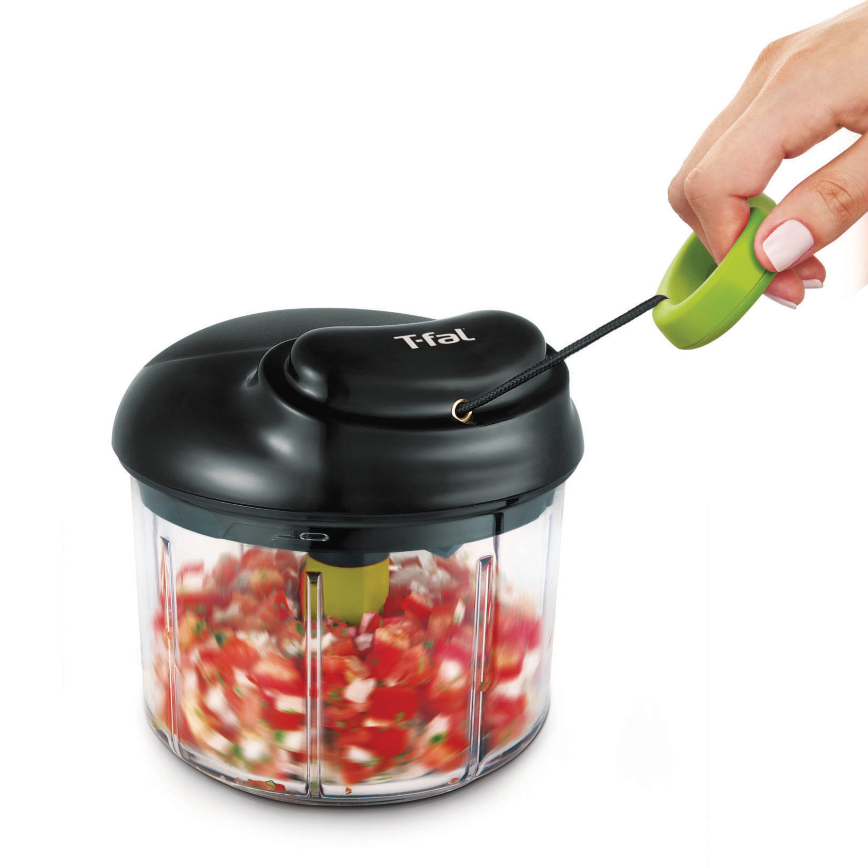 TFal 4 Cup Chopper Hand Pull Manual Food Processor Vegetable Dicer