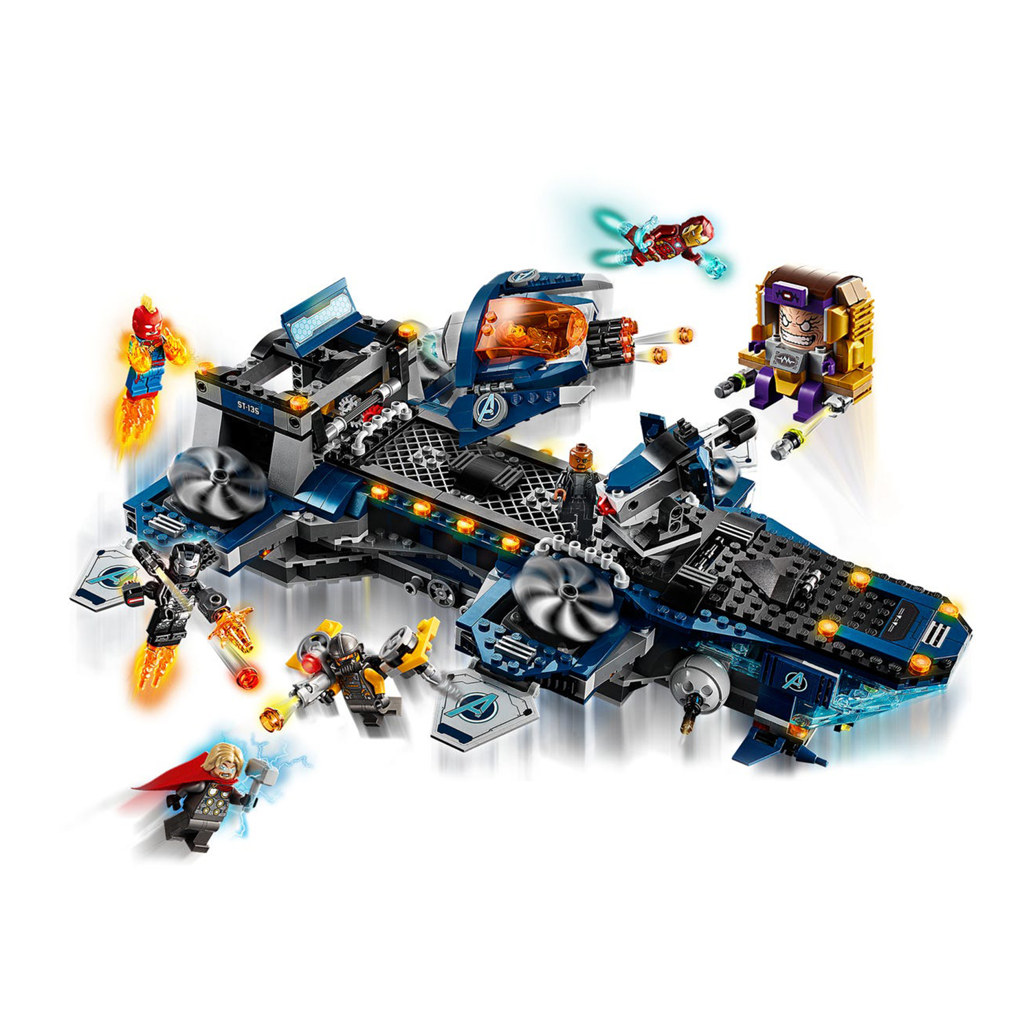 lego marvel avengers helicarrier 76153 building kit