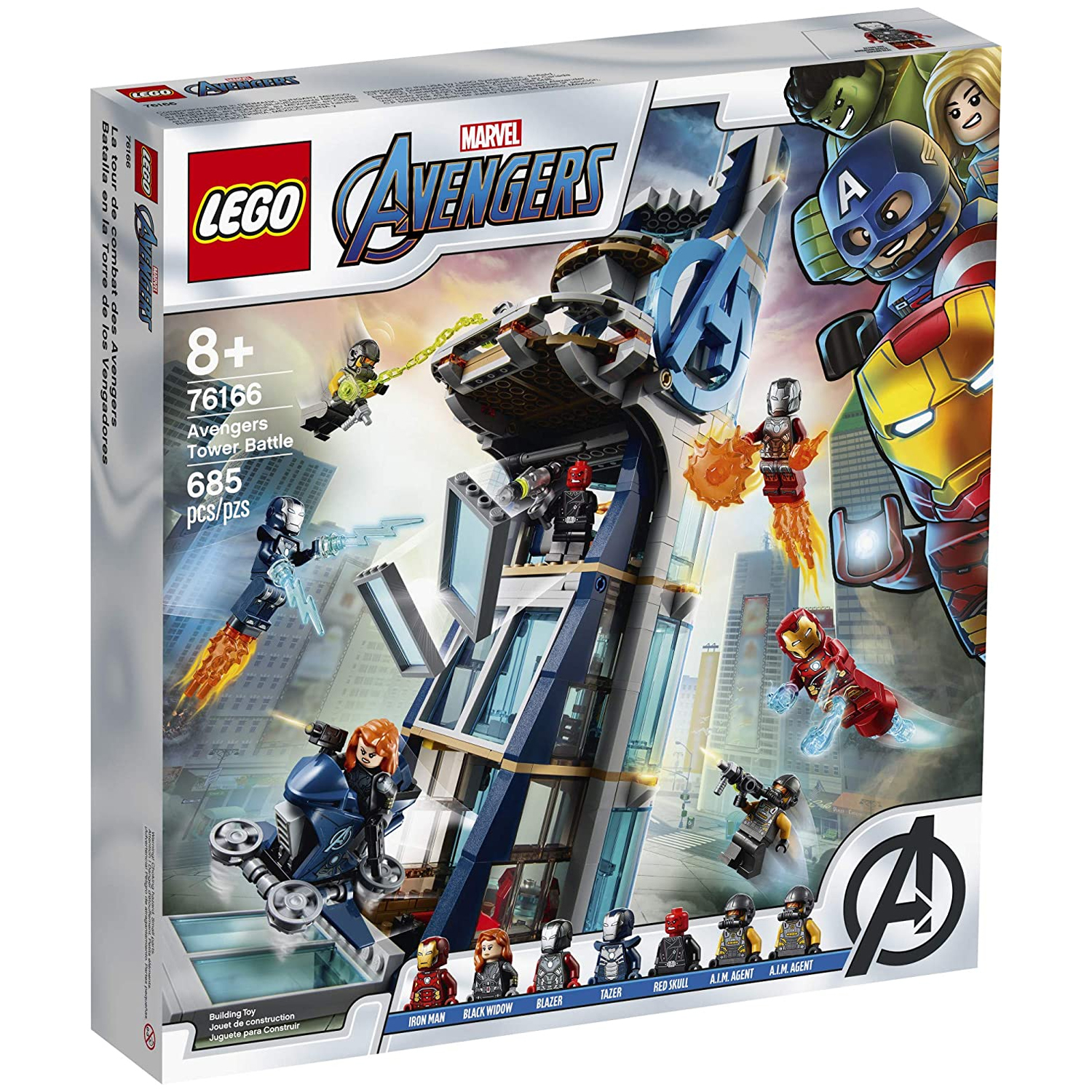 LEGO Marvel 76166 Avengers Tower Battle 5 Level Building Set with 7 Minifigures 673419330428 | eBay