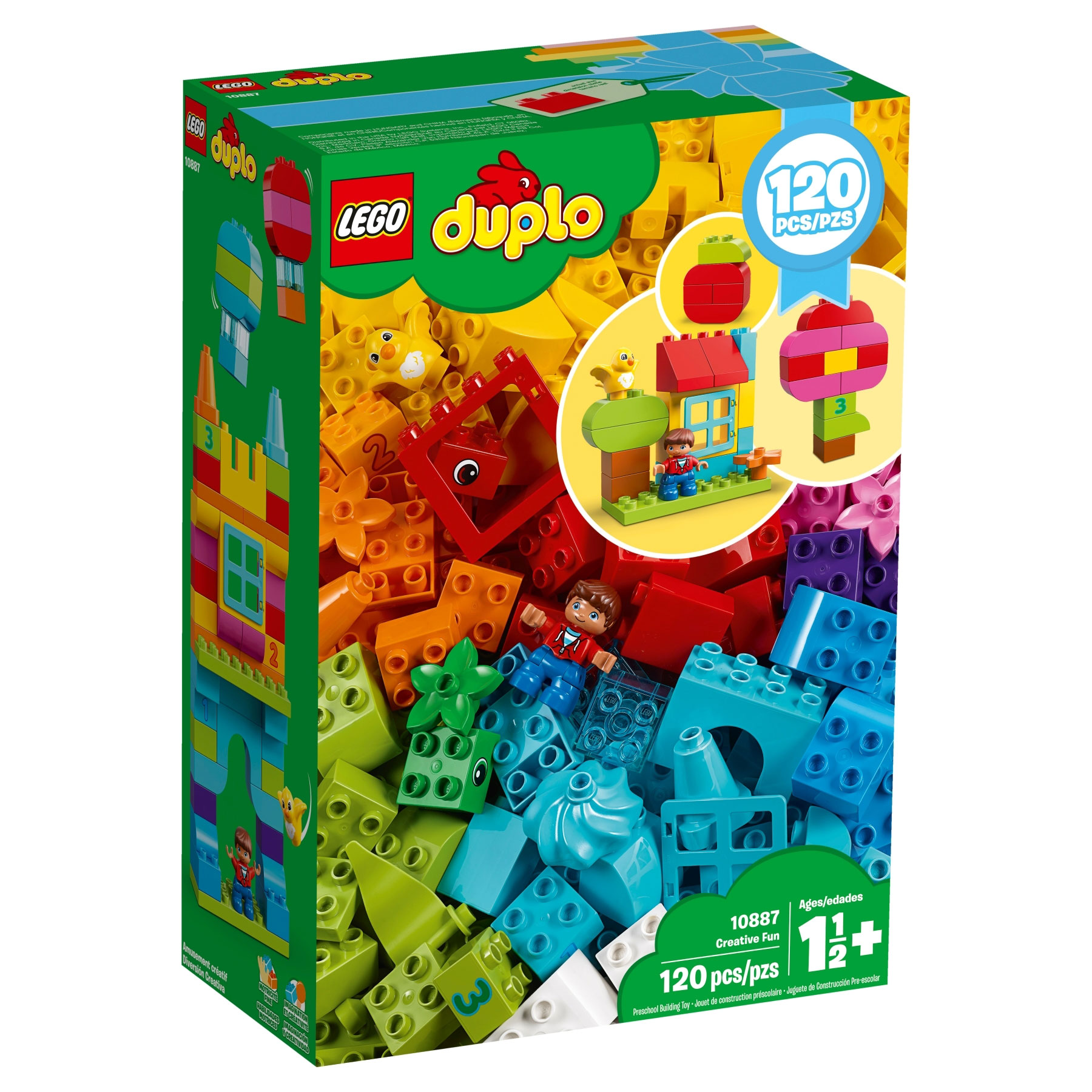 LEGO DUPLO 10887 Creative Fun Ideas Block Building Set for Toddlers (120 Pieces) 673419301848 | eBay
