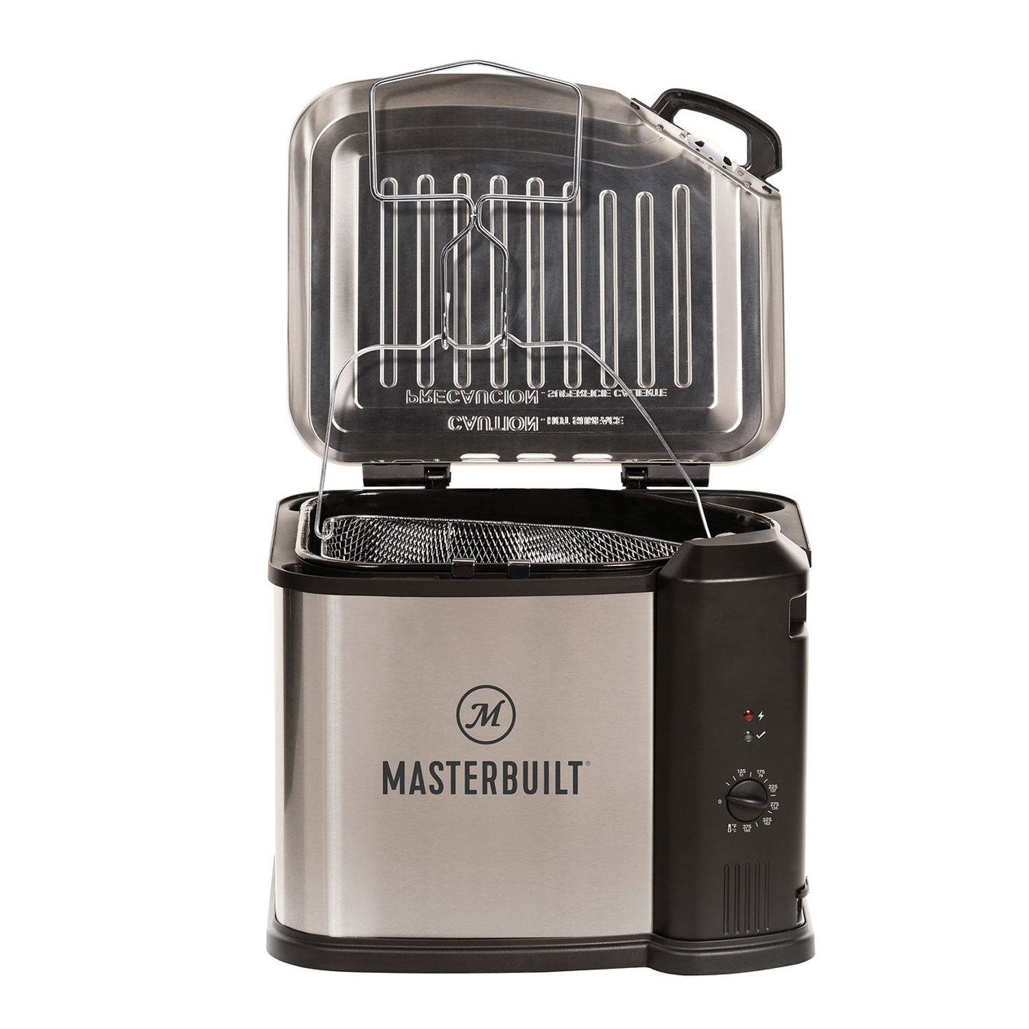 Masterbuilt 3in1 Electric Deep Fryer Boiler Steamer Cooker, Silver