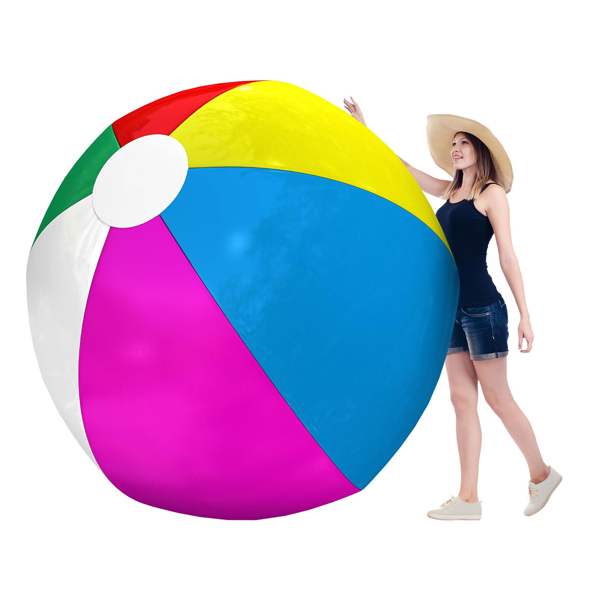 GoFloats Giant 6 Foot Inflatable Classic Beach