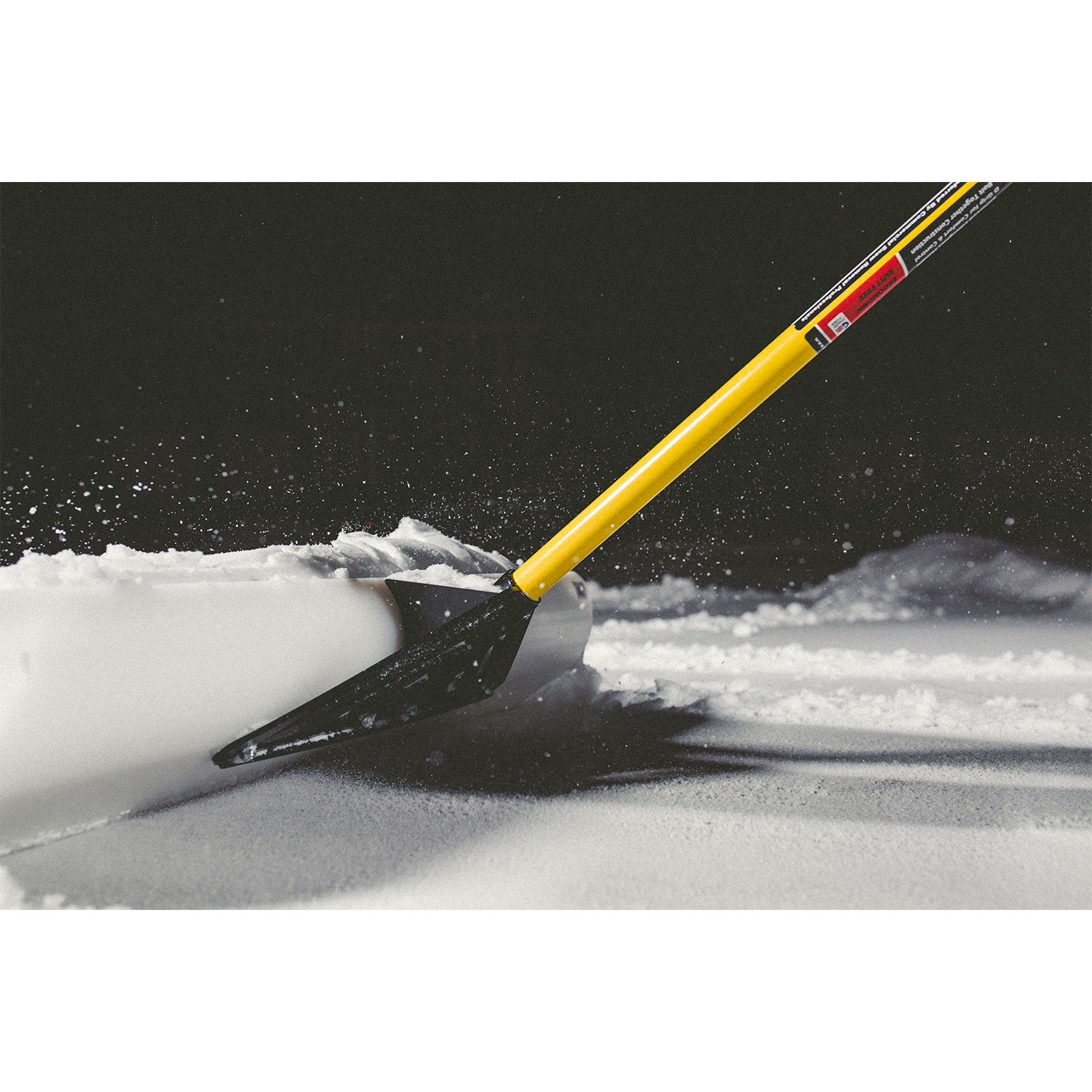 THE SNOWPLOW Original 24 Inch Blade Snow Pusher Shovel with Handle