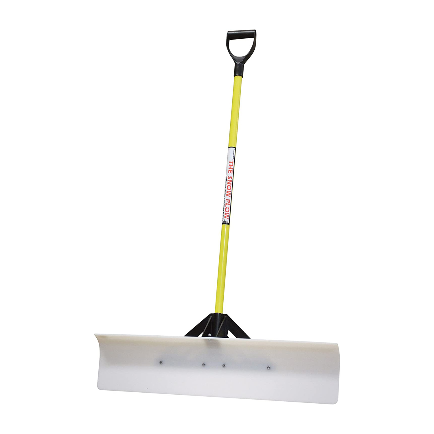 THE SNOWPLOW Original 36 Inch Snow Plow Pusher Shovel with Handle (Open