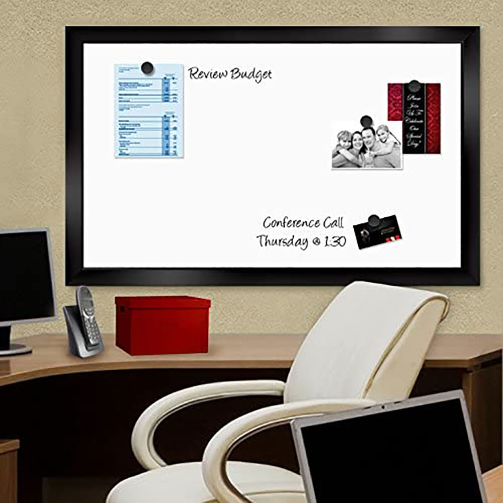 The Board Dudes Dry Erase Marker Board with Mounting Hardware