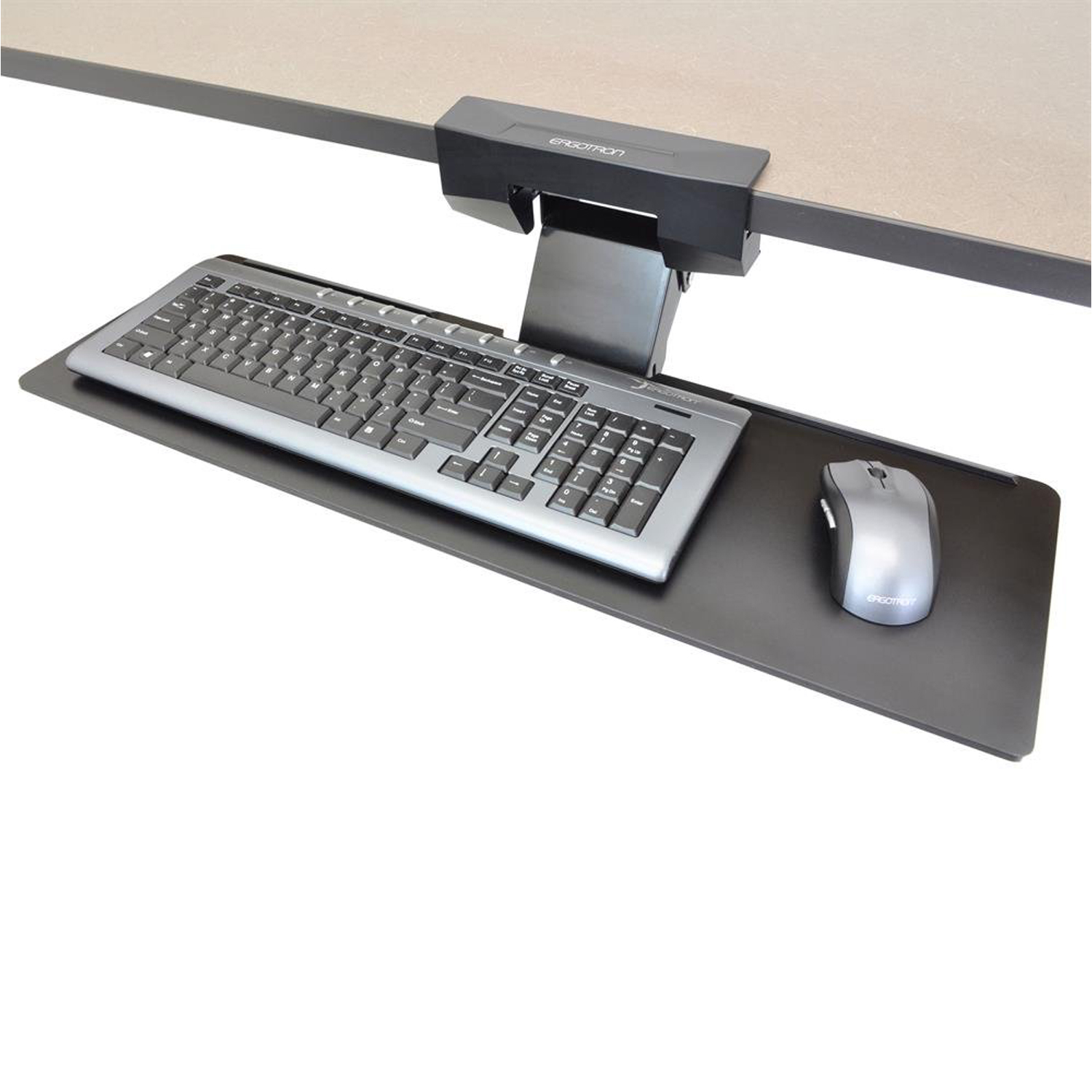 Ergotron Neo-Flex Adjustable Ergonomic Arm Underdesk Mount Keyboard Tray, Black 698833016505 | eBay