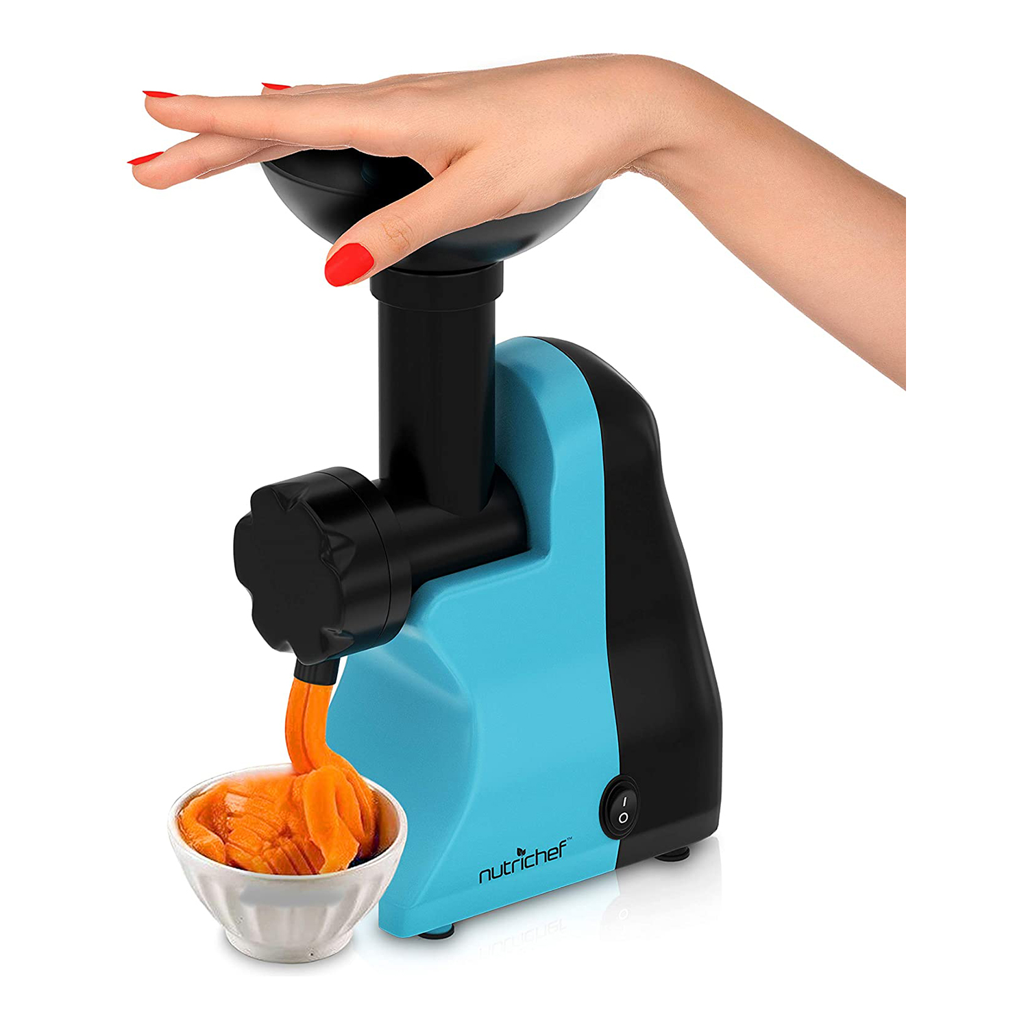 NutriChef Electric Soft Serve and Sorbet Machine Frozen Dessert Maker
