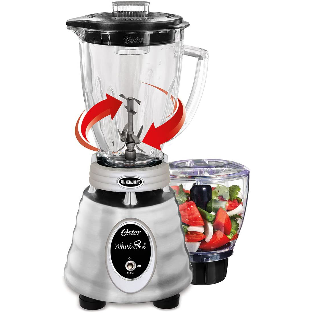 Oster Classic Series Stainless Steel Whirlwind Countertop Blender