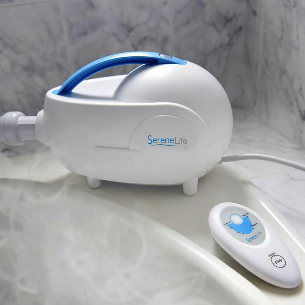 SereneLife Bath Tub Bubble Body Massage Spa Mat with BuiltIn Heater (Open Box) eBay