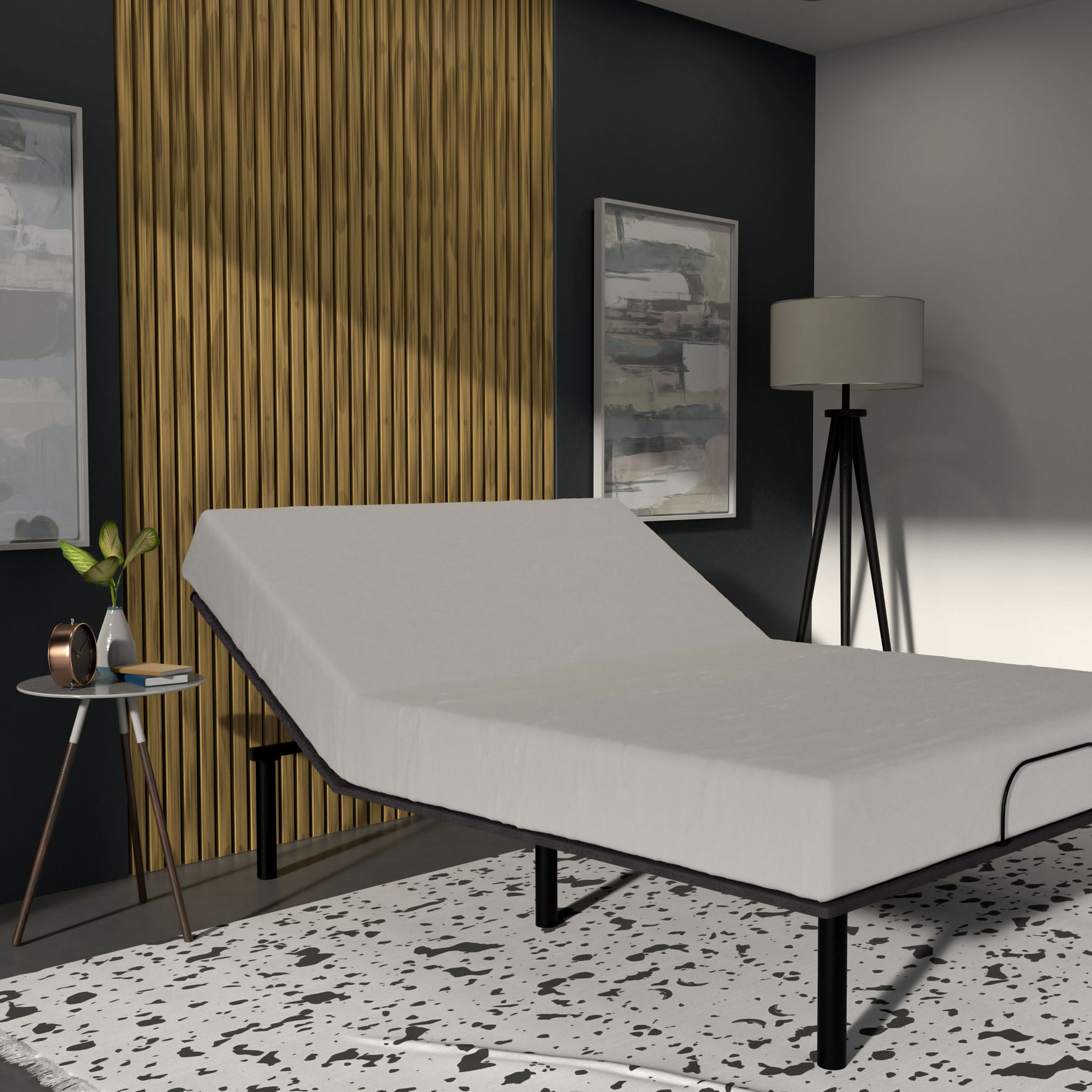 Reverie O200 Electric Adjustable Power Bed Base with Remote Control