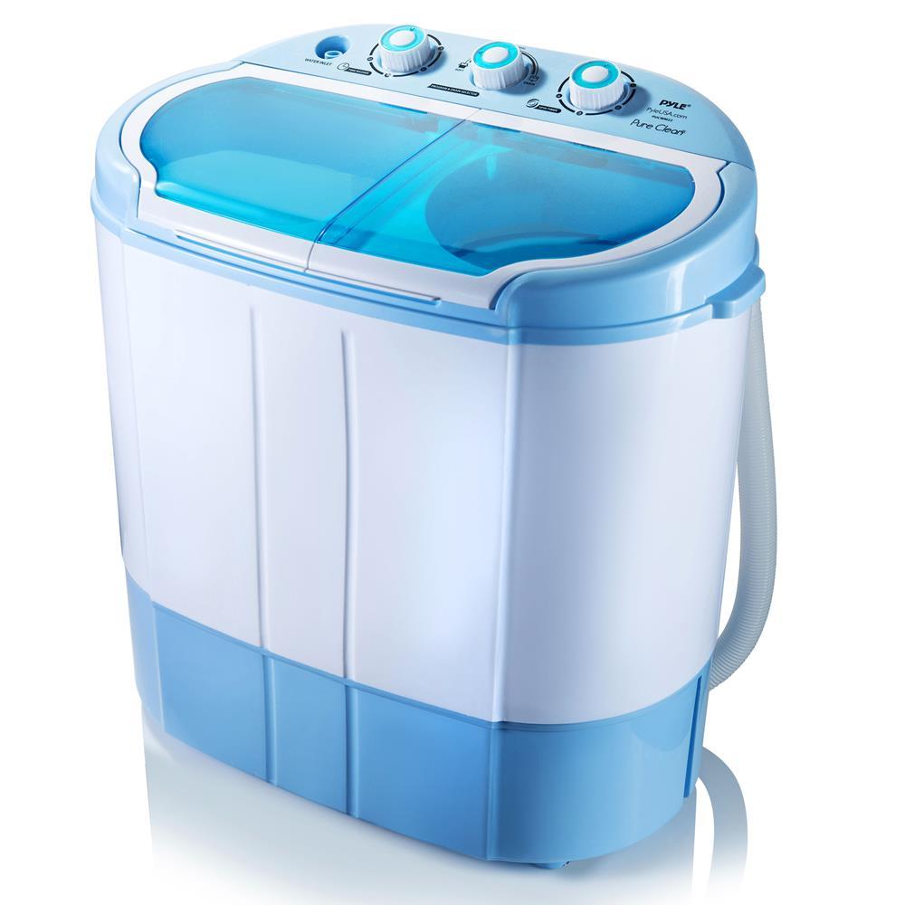 Pyle 2 in 1 Portable Mini Washing Machine and Spin Dryer Unit (For