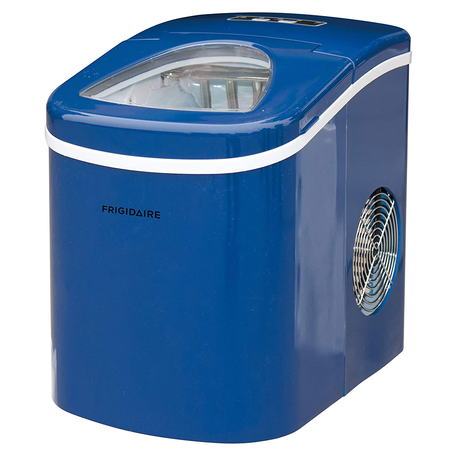 Frigidaire Compact Kitchen Countertop Ice Cube Maker Machine, Blue