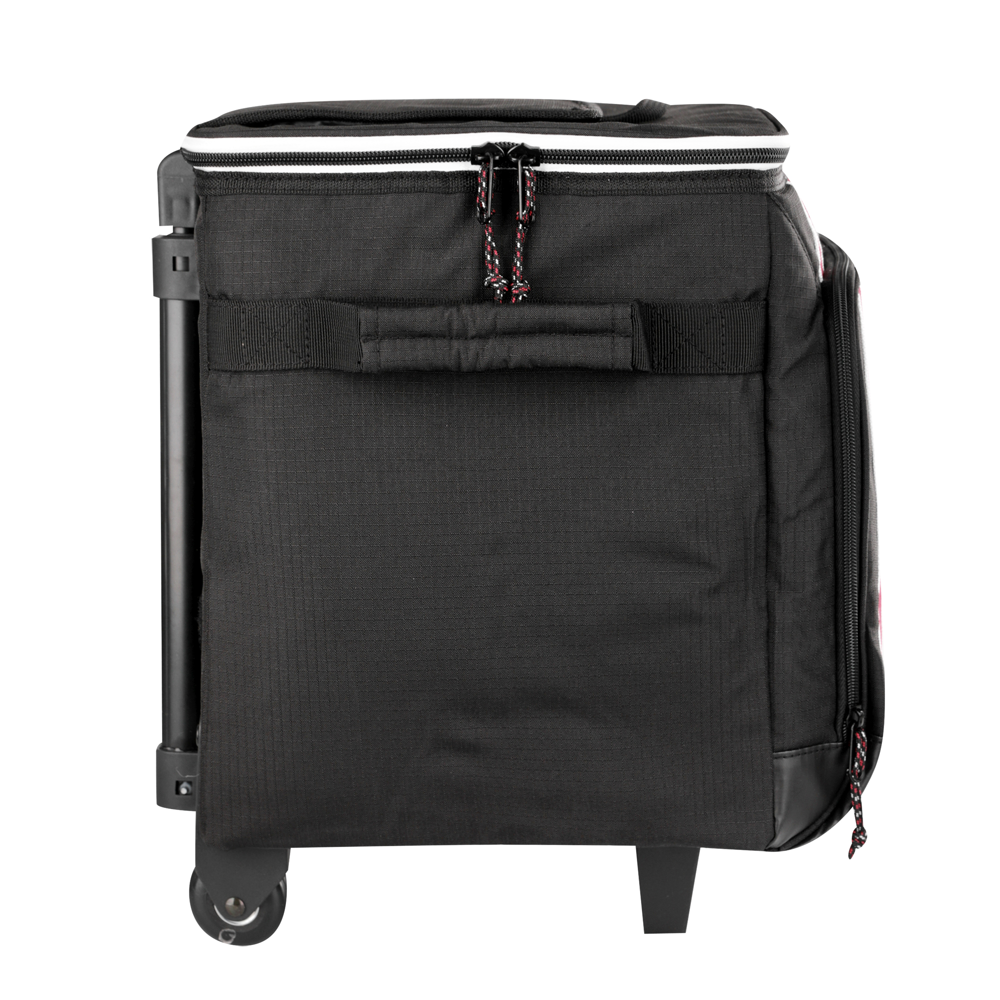 red igloo cooler with wheels