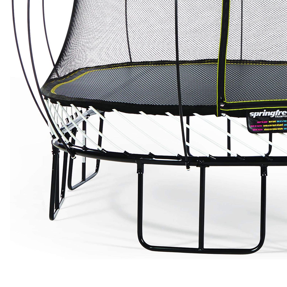 Springfree Trampoline Kids Outdoor Large Oval 8 x 13 Ft Trampoline w ...