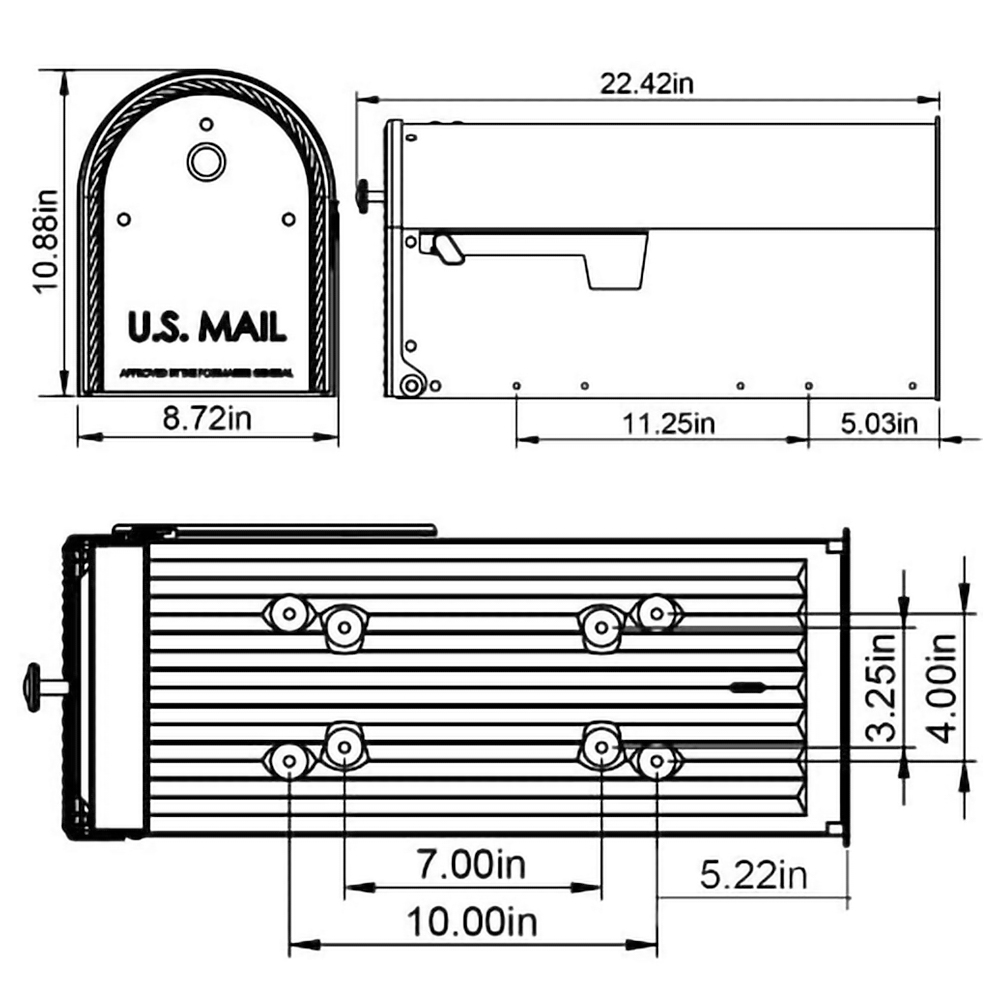 gibraltar-mailboxes-edwards-steel-large-residential-post-mount-mailbox