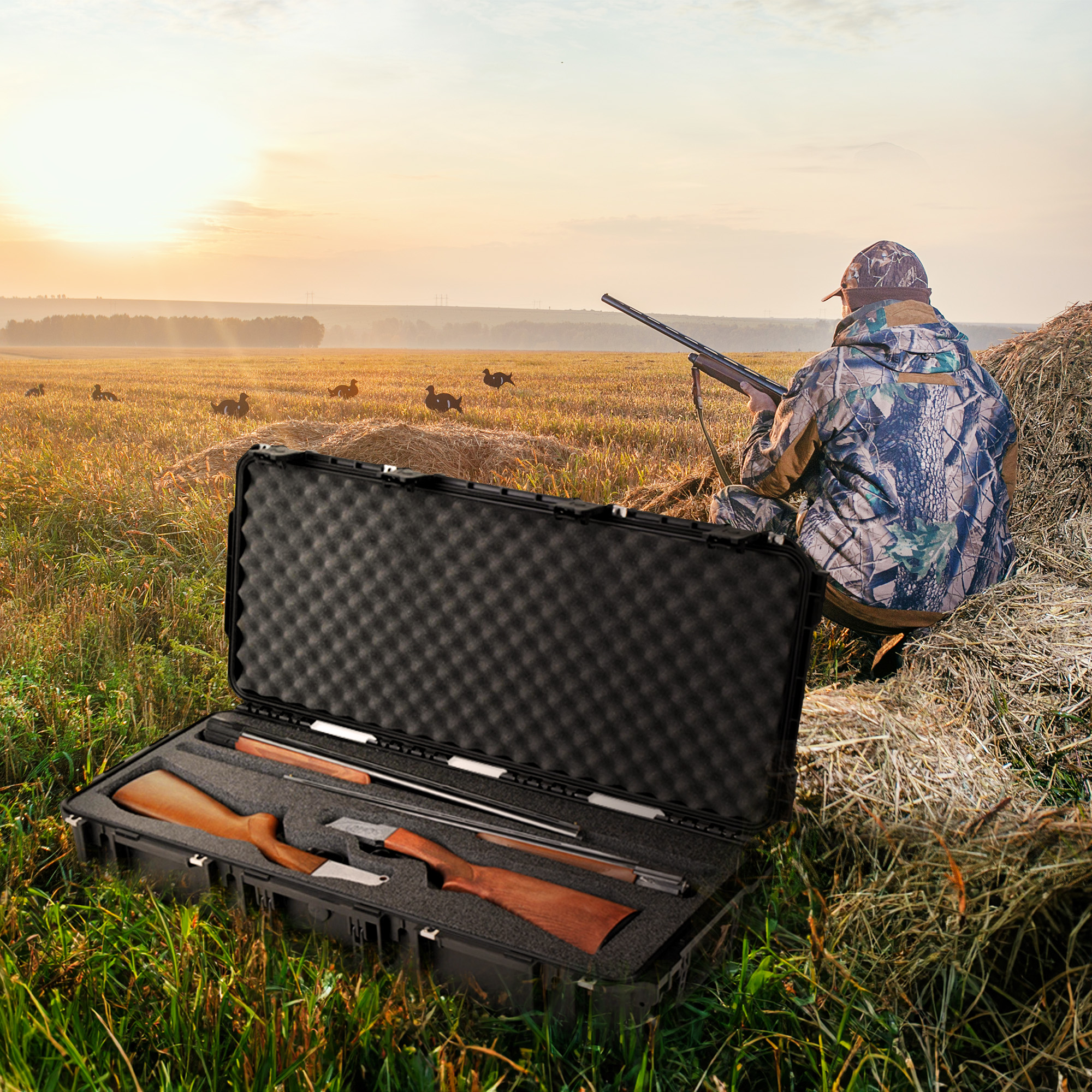 SKB Cases iSeries Hard Exterior Double Breakdown Shotgun Case