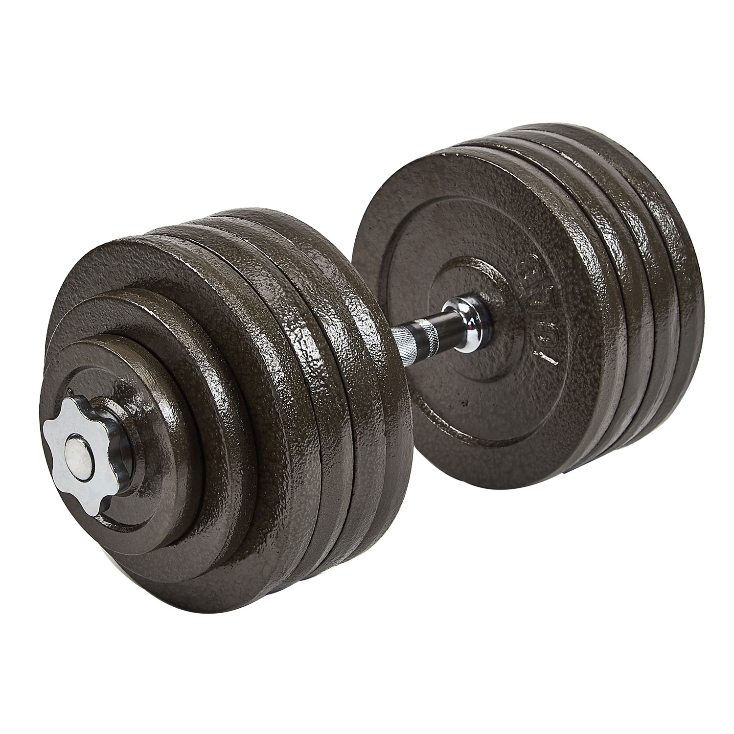 Everyday Essentials 200 Pound Adjustable Weight Dumbbell Set W  Cast 