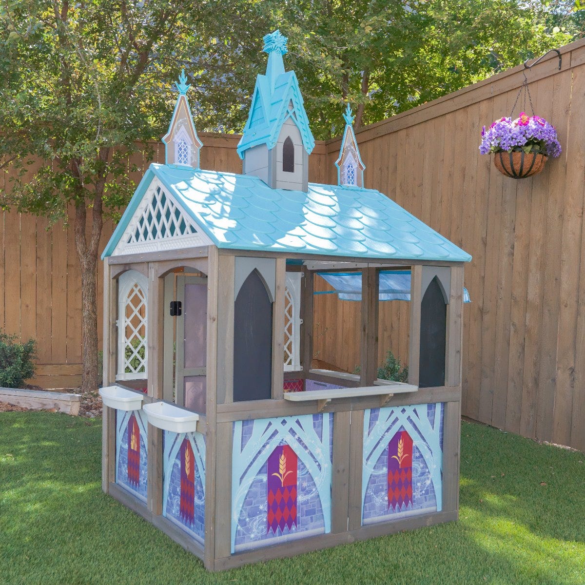 kidkraft frozen castle playhouse