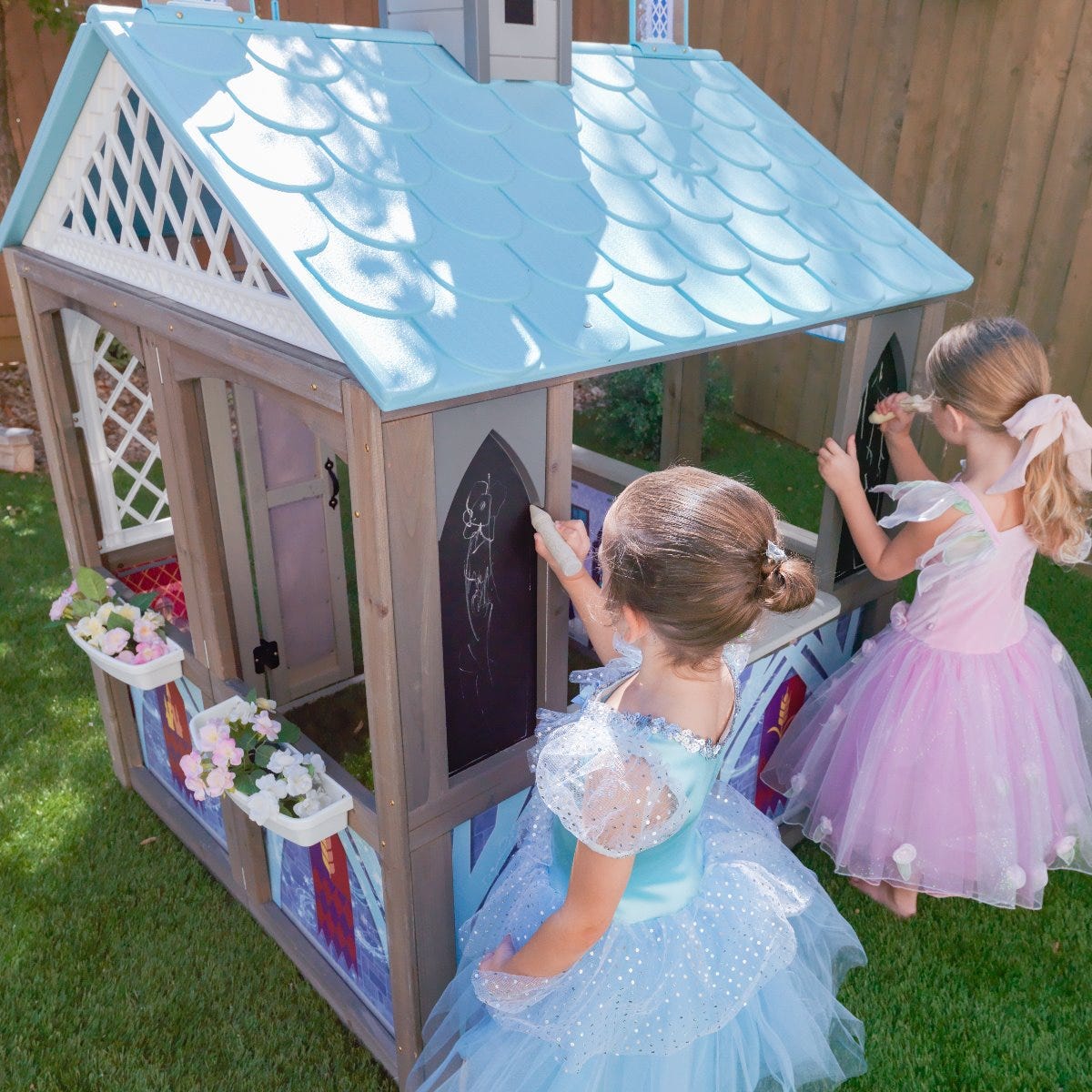 kidkraft frozen castle playhouse