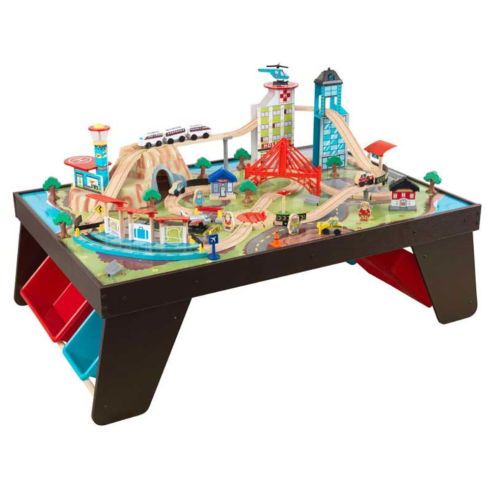 kidkraft wooden train