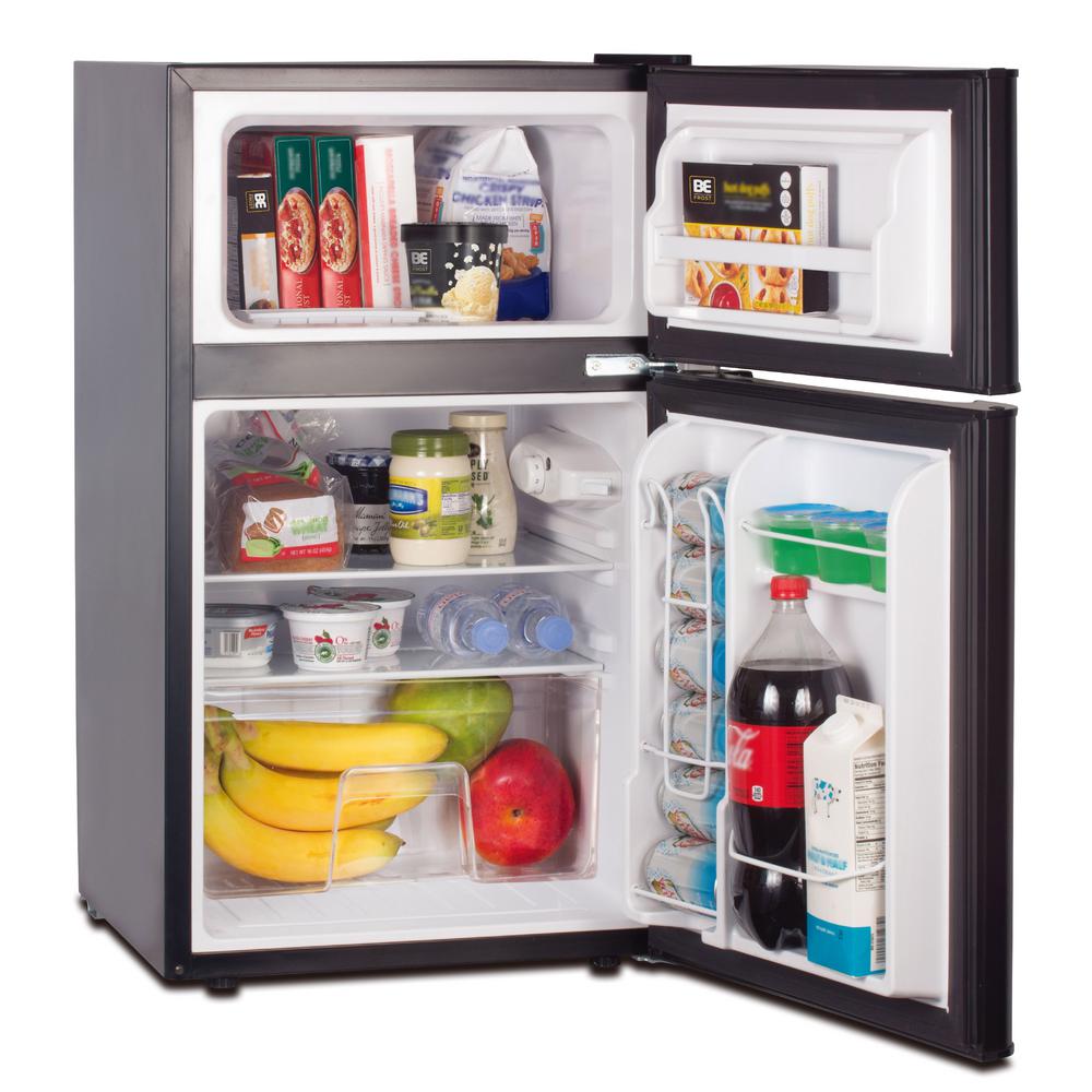 Frigidaire 3.2 Cu. Ft. Freezer Mini Fridge Home Refrigerator, Black