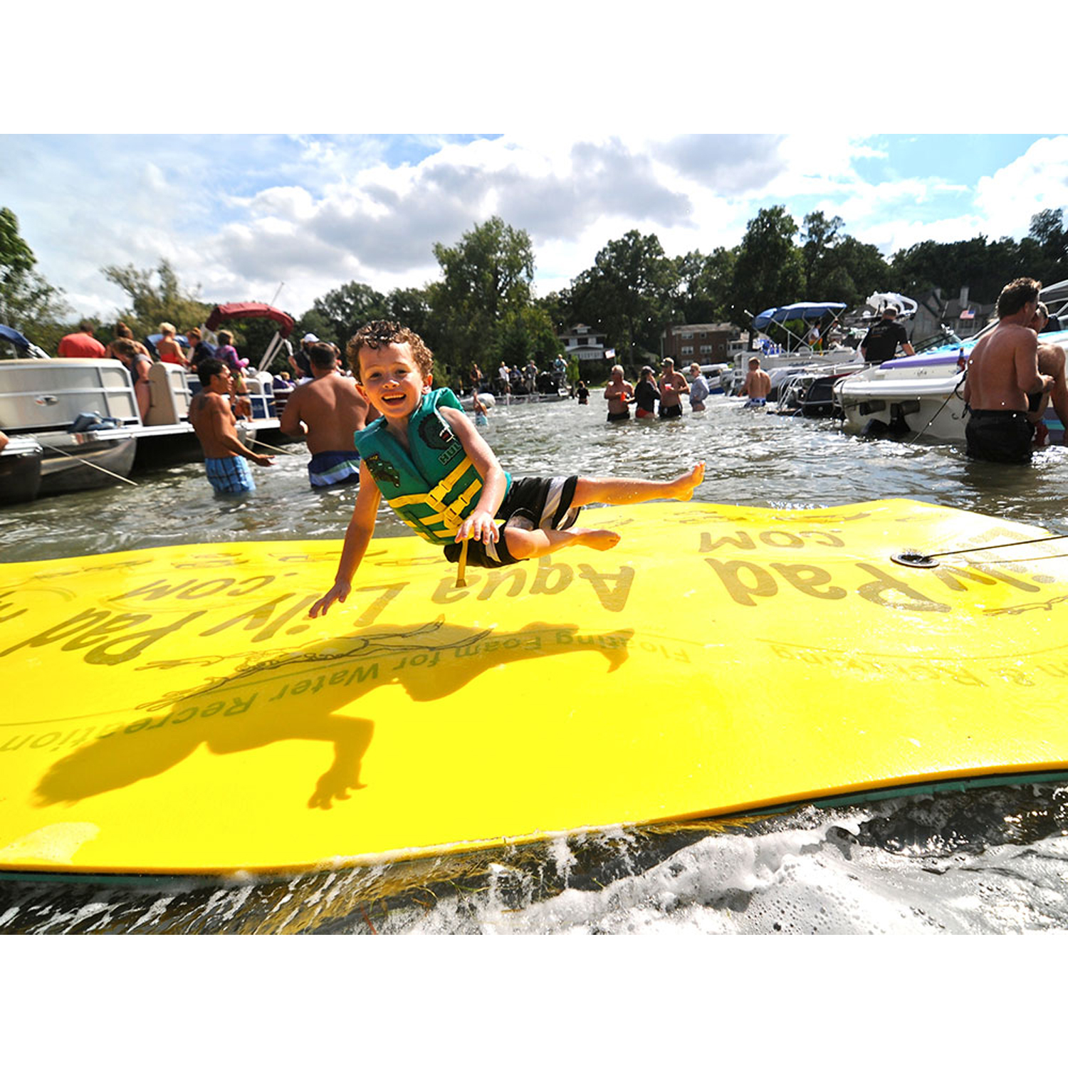 lily pad swimming mat