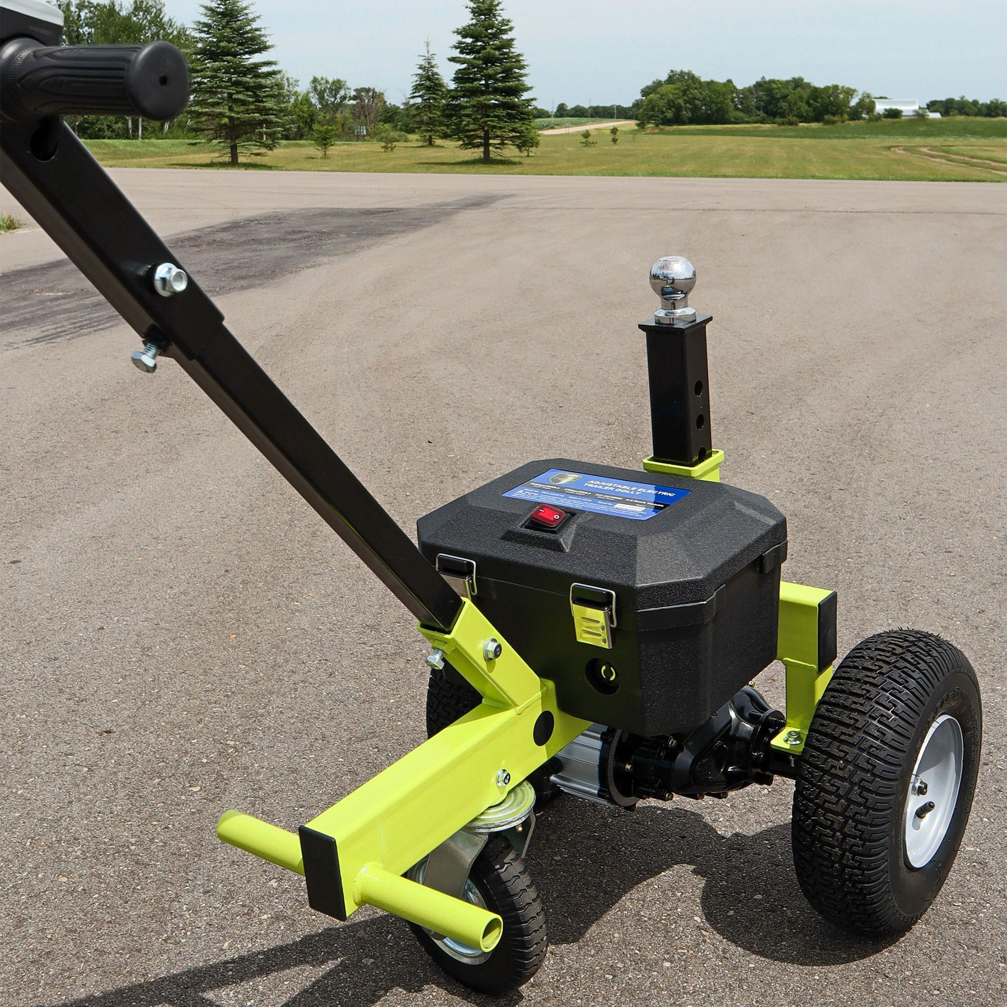 Tow Tuff TMD-35ETD8 Adjustable 3500 Lbs Capacity Electric Trailer Dolly, Green - Bild 7 von 12