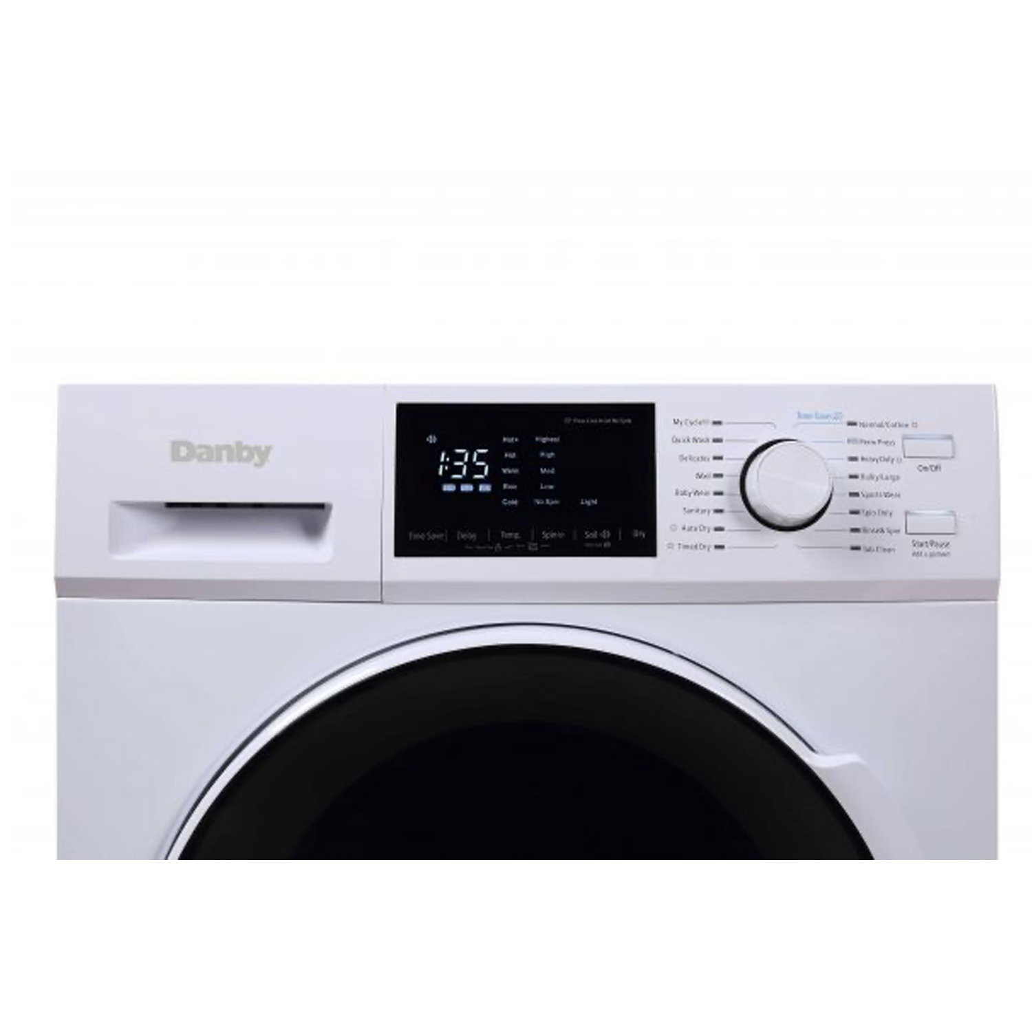 Danby DWM120WDB-3 2.7 cu. ft. All-In-One Ventless Washer Dryer Combo, White | eBay