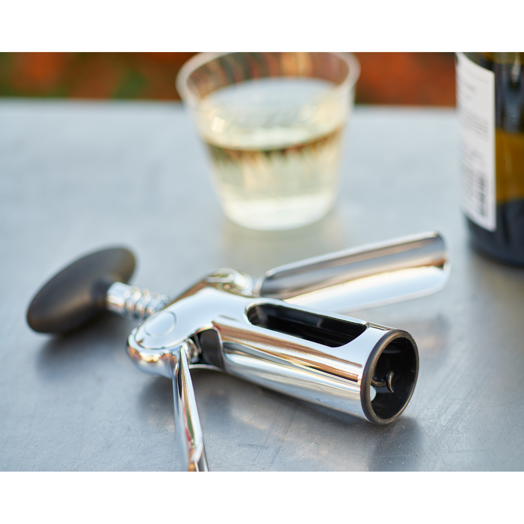 OXO Winged Corkscrew Soft Knob Smooth Gliding Steel Wine Bottle Cork