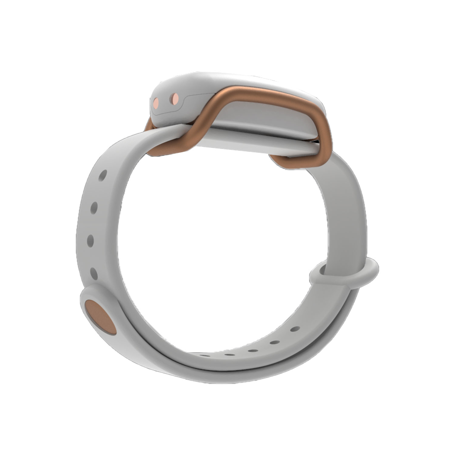 BOND TOUCH Single Vibrating Waterproof Connection Bracelet White/Gold