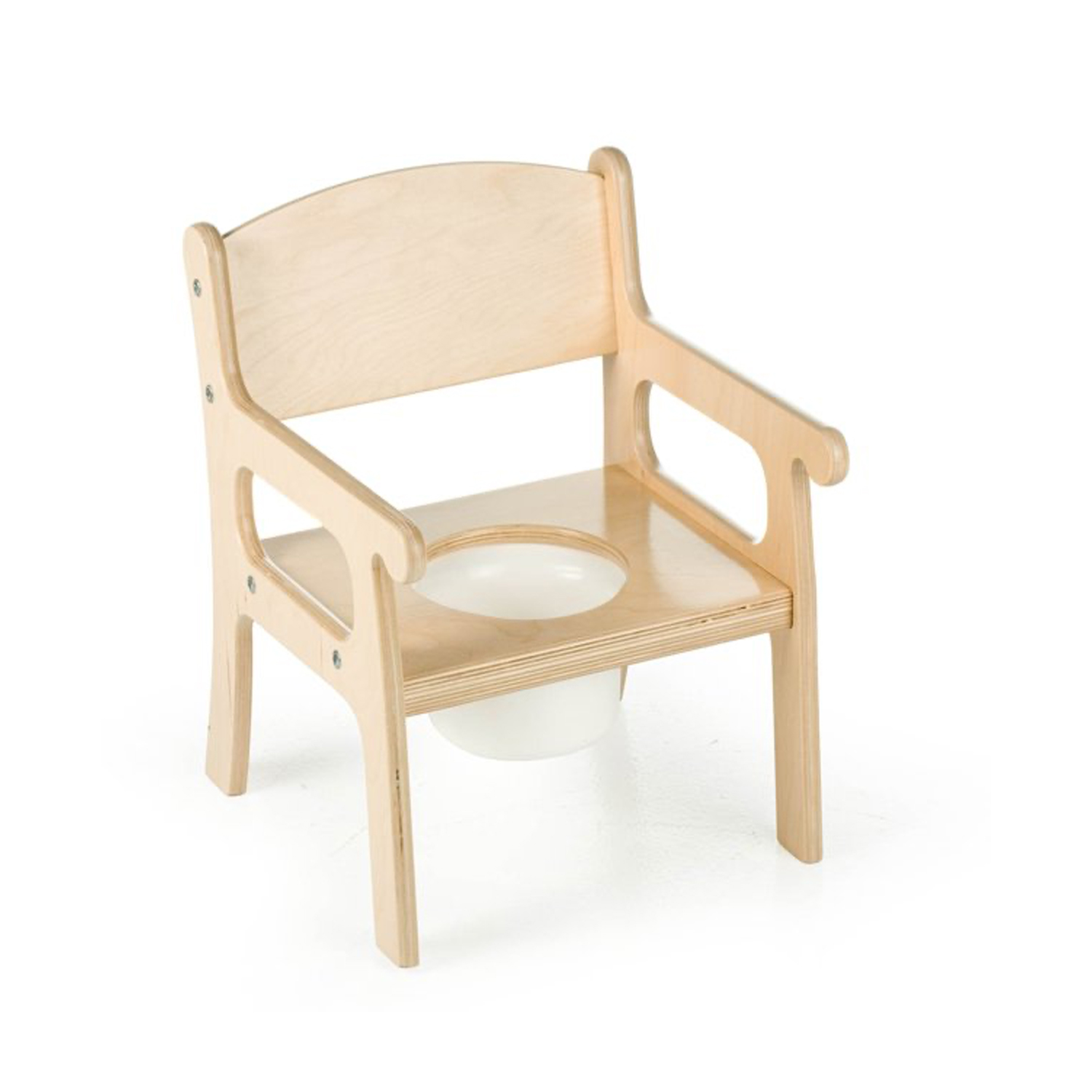 Детский стул горшок деревянный
