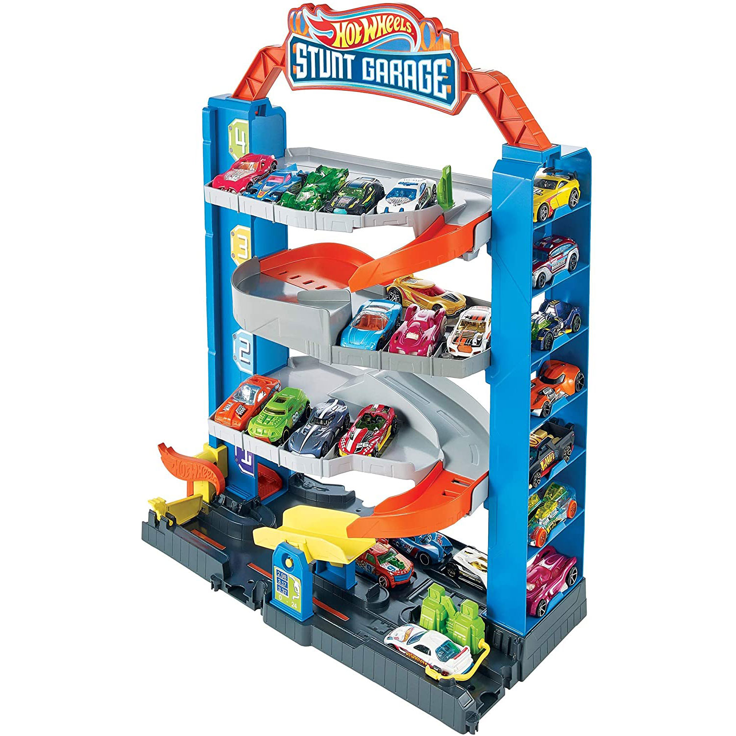 Hot Wheels City Stunt Garage Playset (Open Box) | eBay