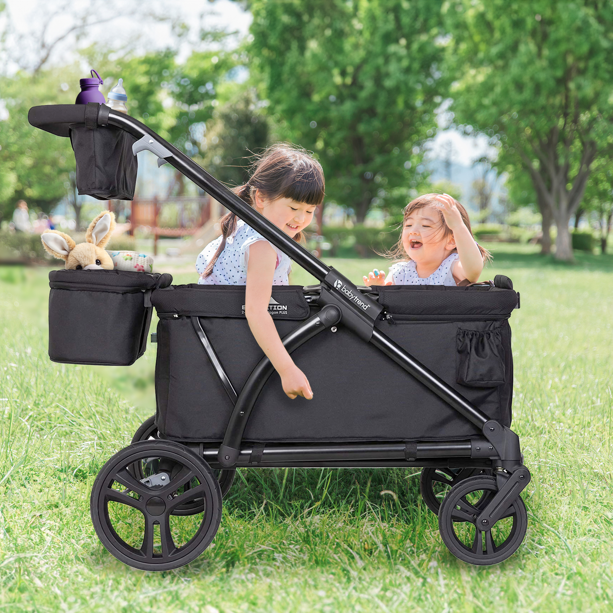 Baby Trend Expedition 2 in 1 Push or Pull Stroller Wagon Plus w