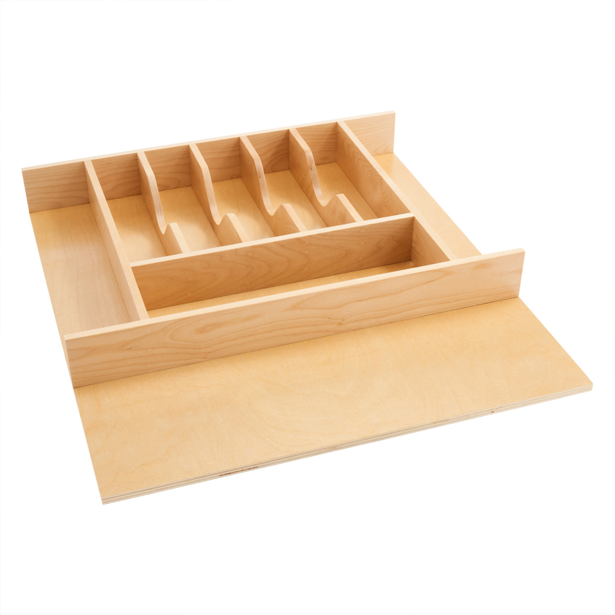 Rev-A-Shelf 9 Besteckfächer Tablett Schrankeinsatz hoch, Ahorn, 4WCT-3 - Bild 1 von 10