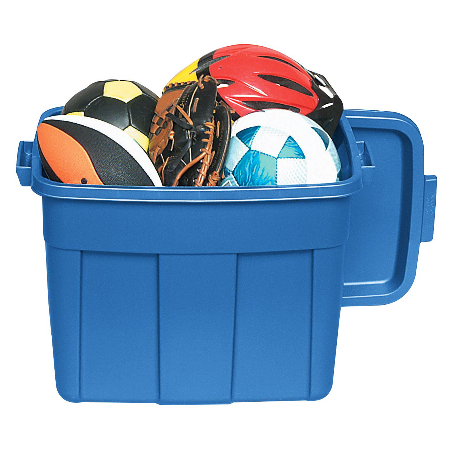 Rubbermaid Roughneck Tote 18 Gallon Storage Container, Heritage