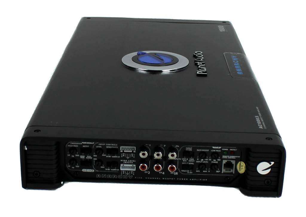 Planet Audio AC1800.5 1800W 5 Channel Car Amplifier Power Amp + Remote