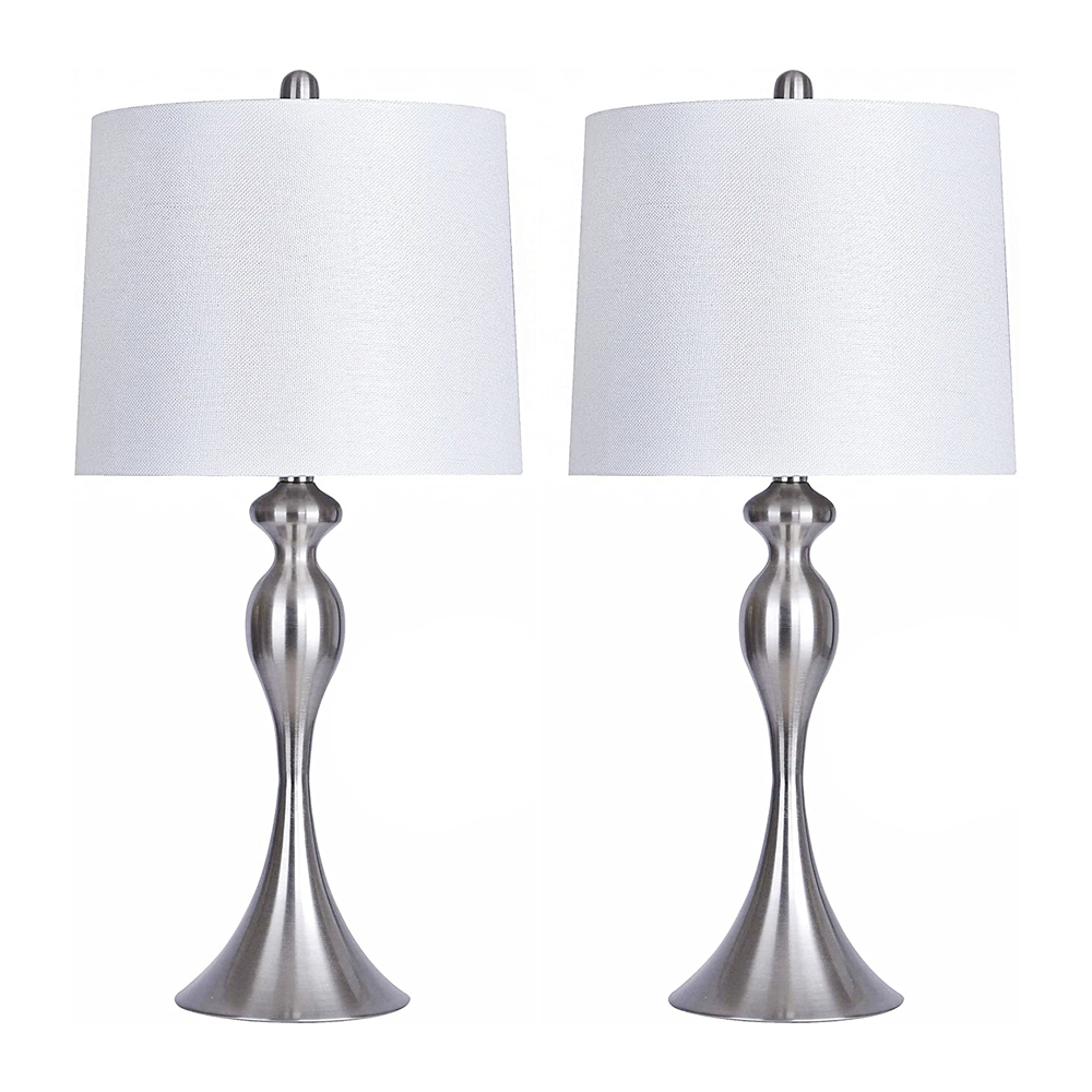 Grandview Gallery 27 Inch Tall 100-Watt Modern Metal Candlestick Table ...