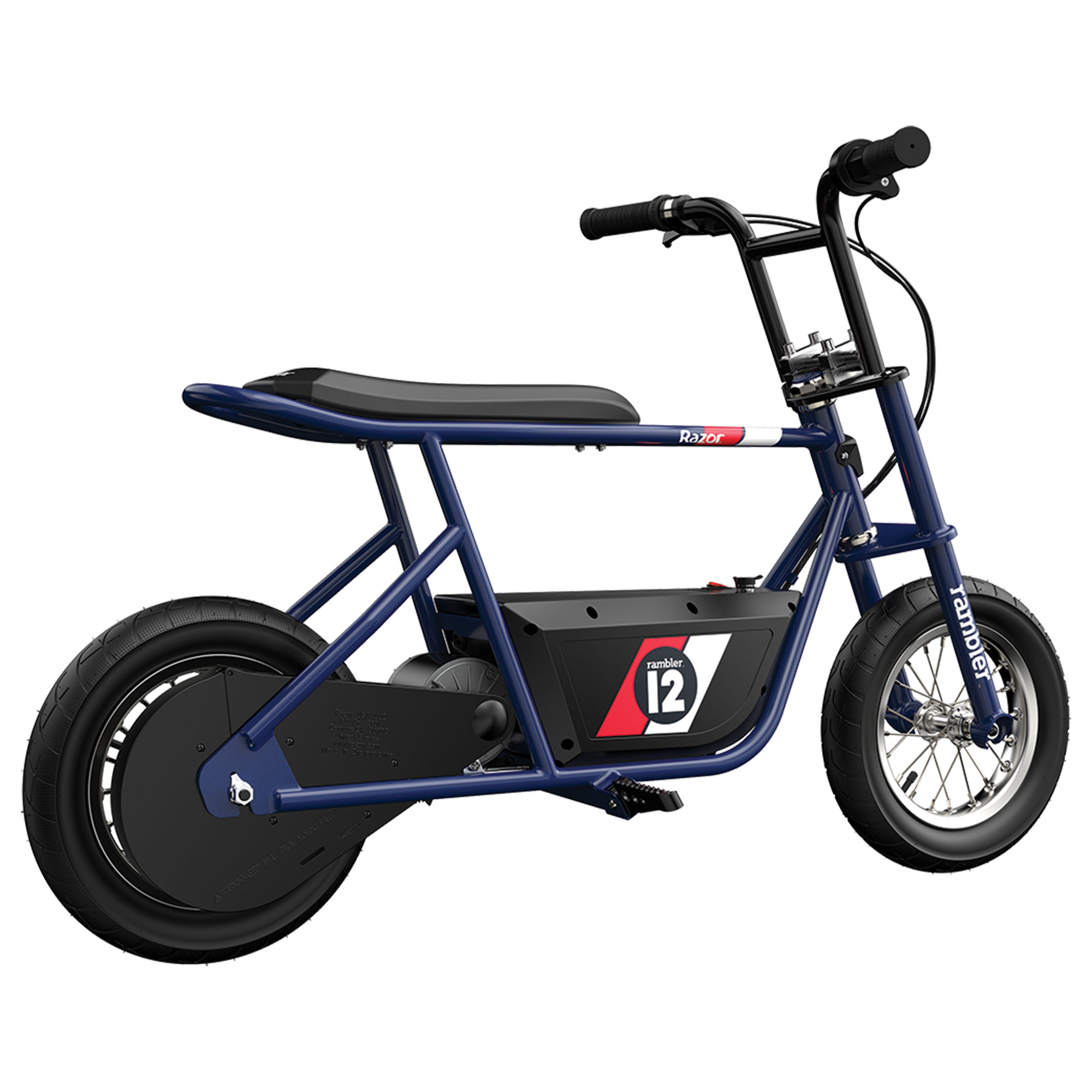 Razor 12 Electric Retro Minibike w/250W Motor & 24V Battery, Dark