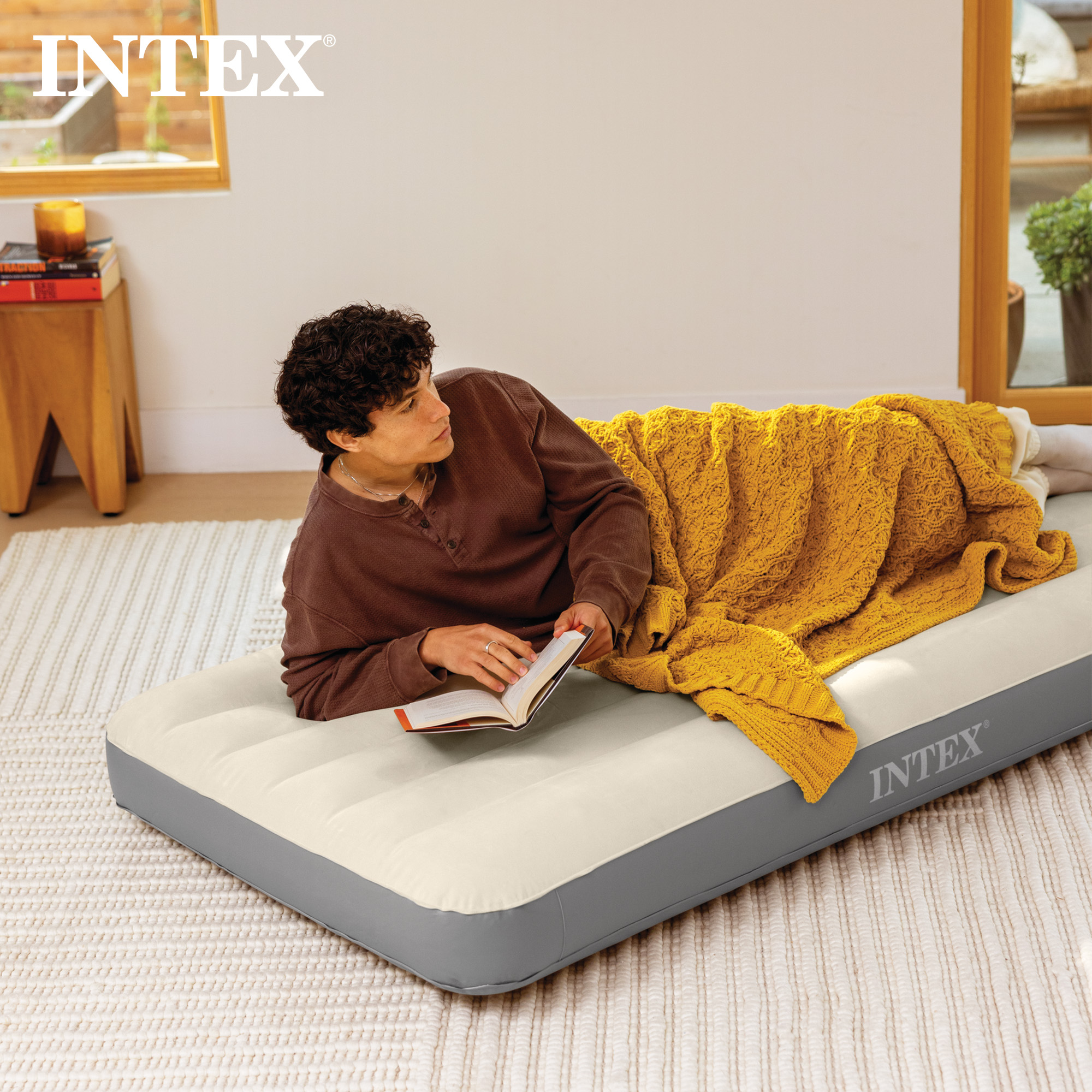Intex Dura-Beam Standard Series Single Height Inflatable Airbed